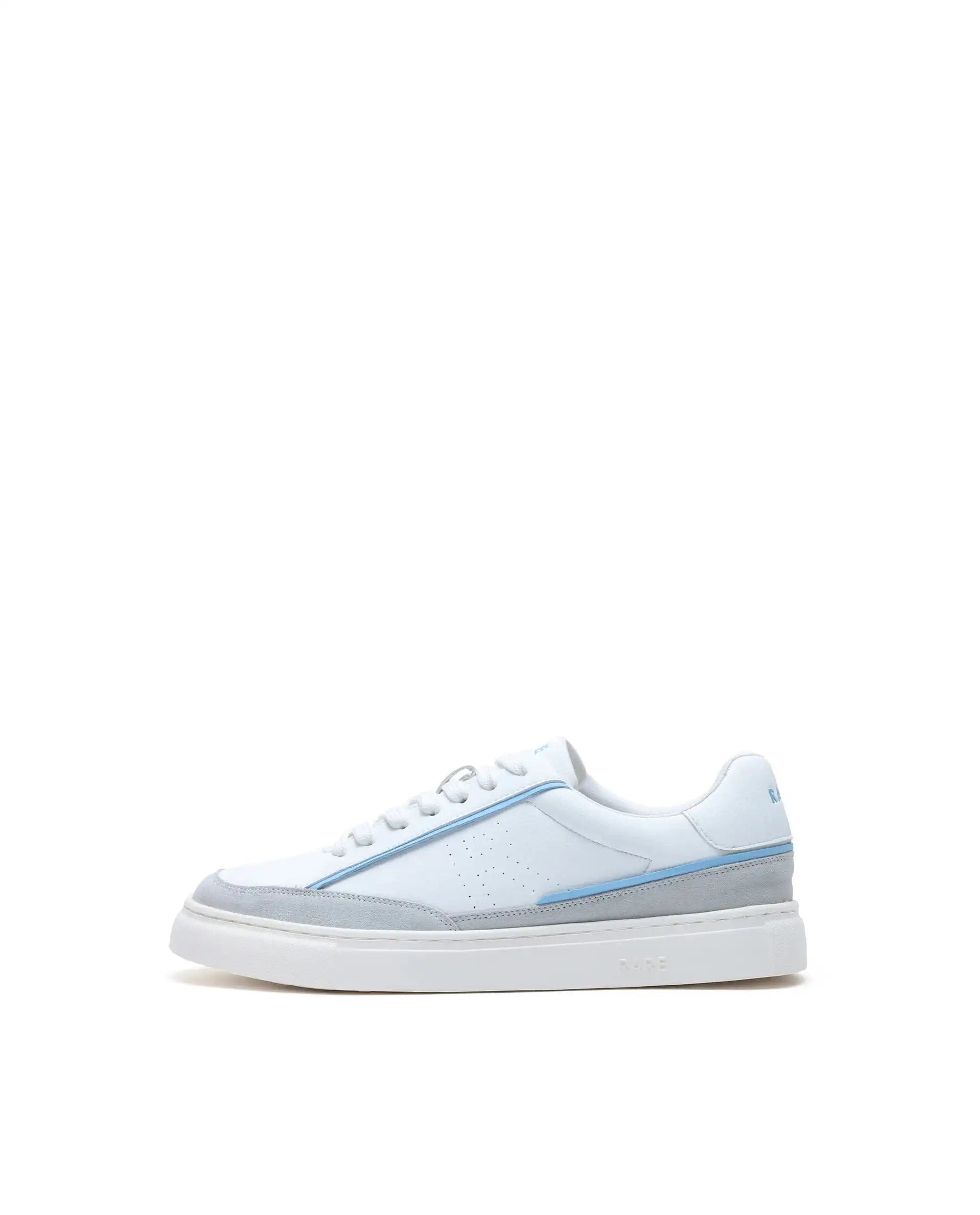 RAREZ Rare Rabbit Men's Kennen Ice Blue Micro Fiber Causal Sneaker