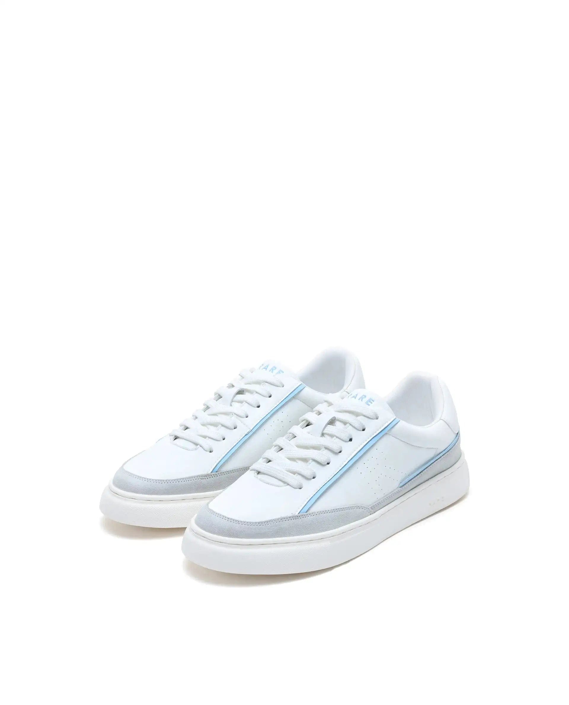 RAREZ Rare Rabbit Men's Kennen Ice Blue Micro Fiber Causal Sneaker