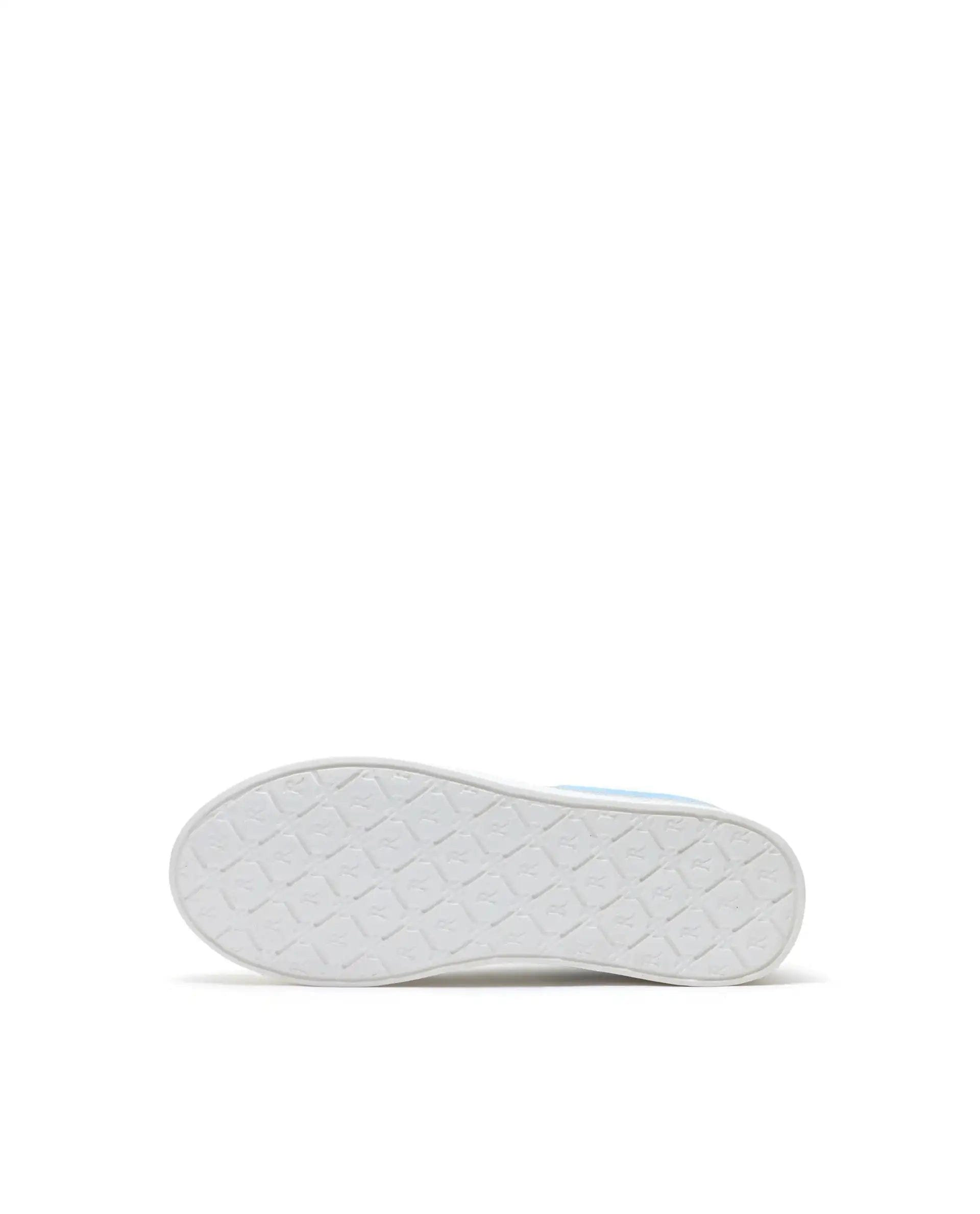 RAREZ Rare Rabbit Men's Kennen Ice Blue Micro Fiber Causal Sneaker