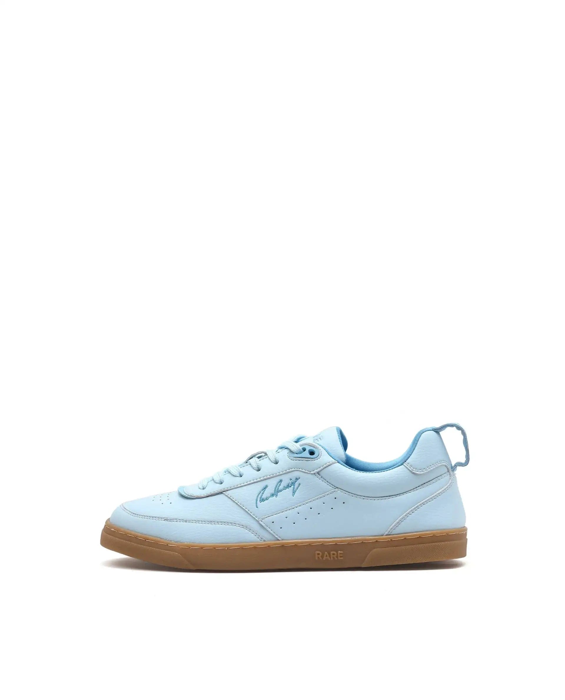 RAREZ Rare Rabbit Men's Garen Blue Micro Fiber Causal Sneaker