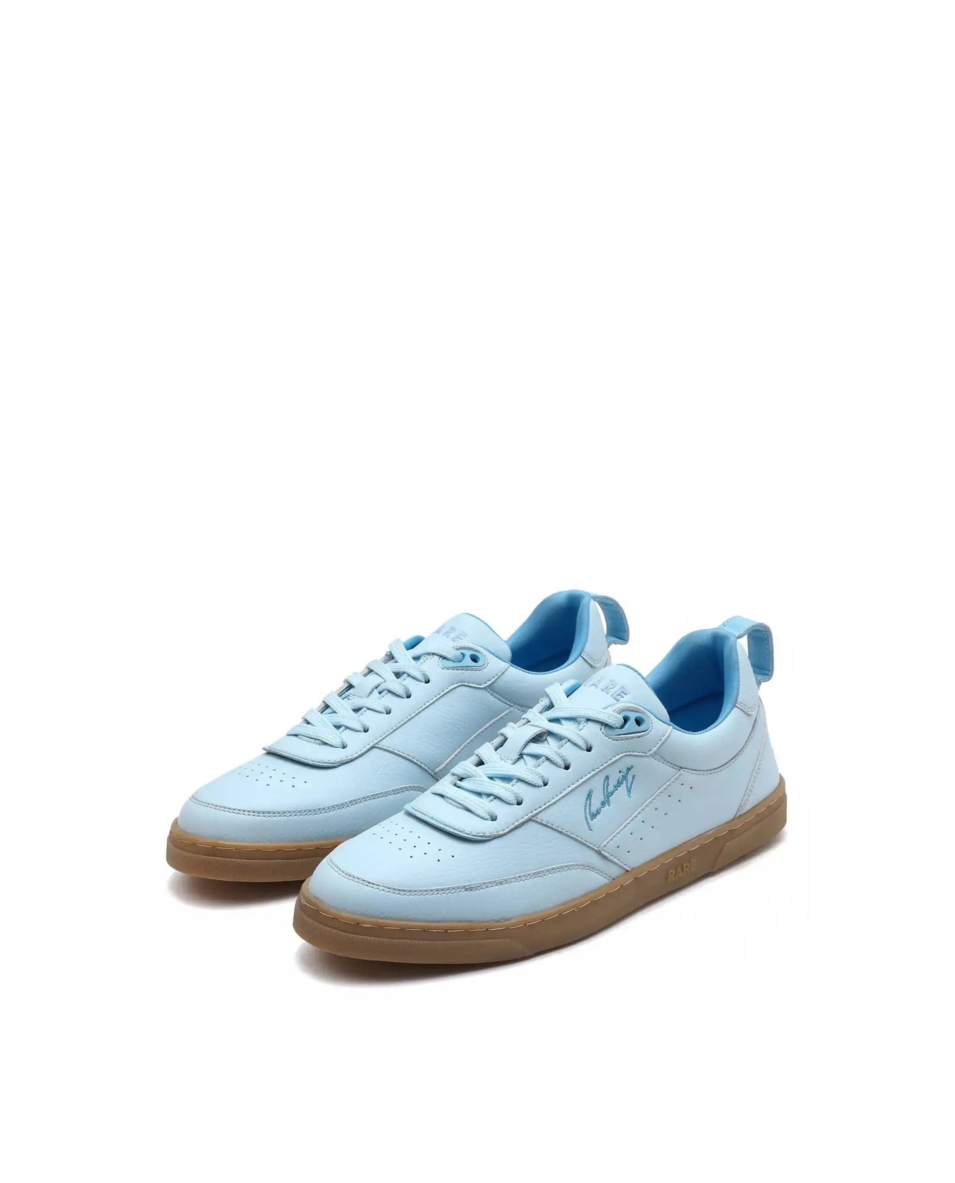 RAREZ Rare Rabbit Men's Garen Blue Micro Fiber Causal Sneaker