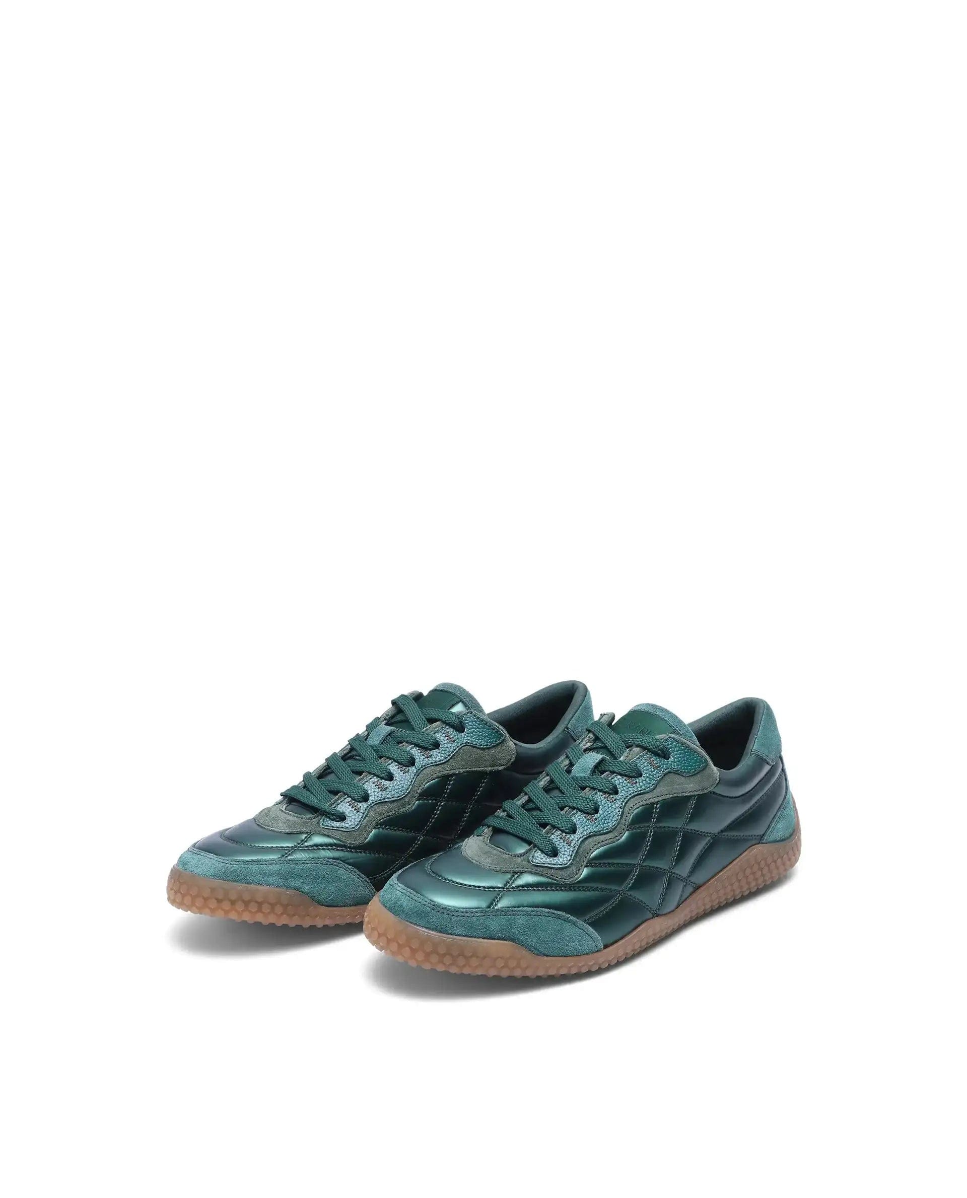 RAREZ Rare Rabbit Men's Temo Green Parachute Lace - Up Closure Sneaker