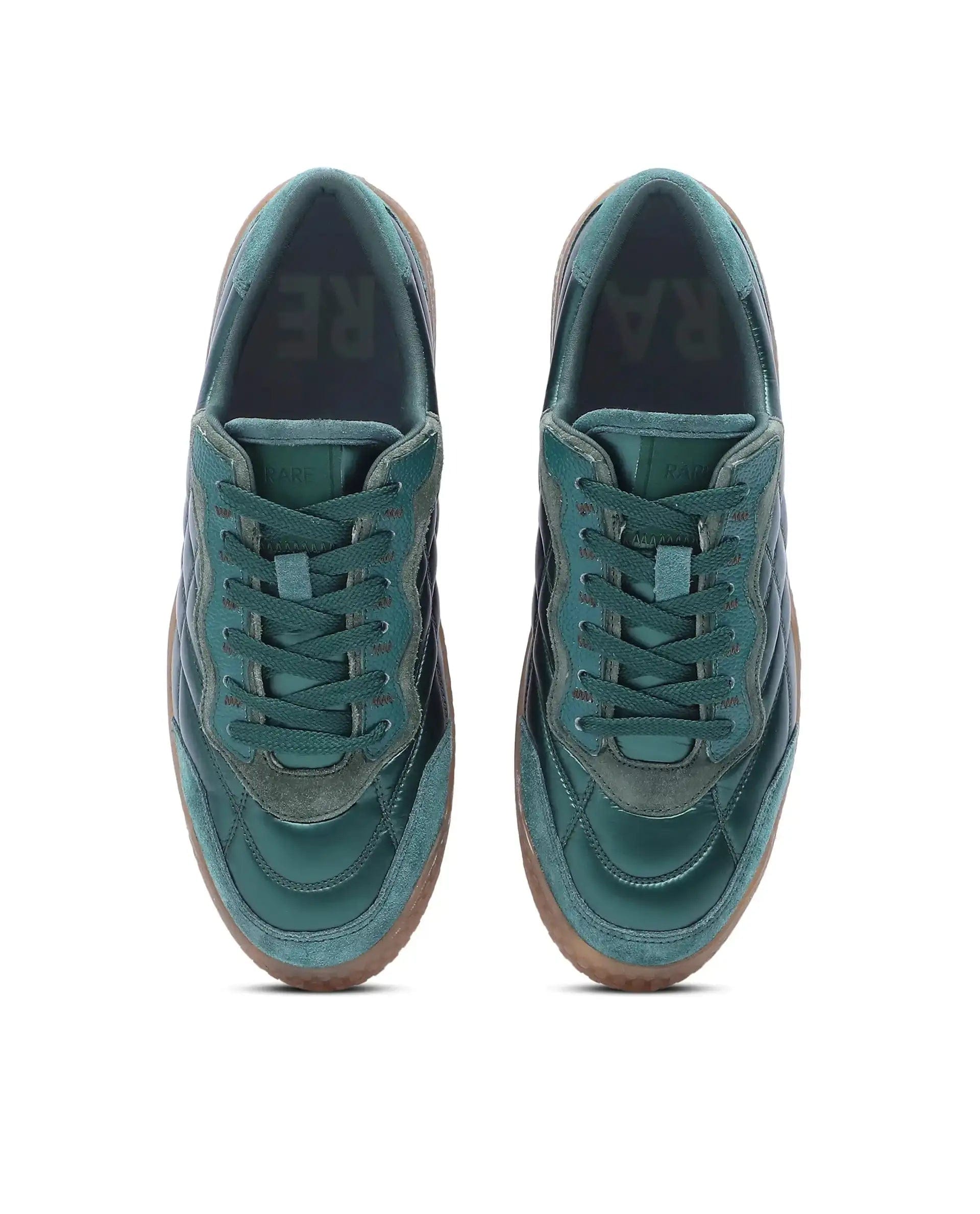 RAREZ Rare Rabbit Men's Temo Green Parachute Lace - Up Closure Sneaker