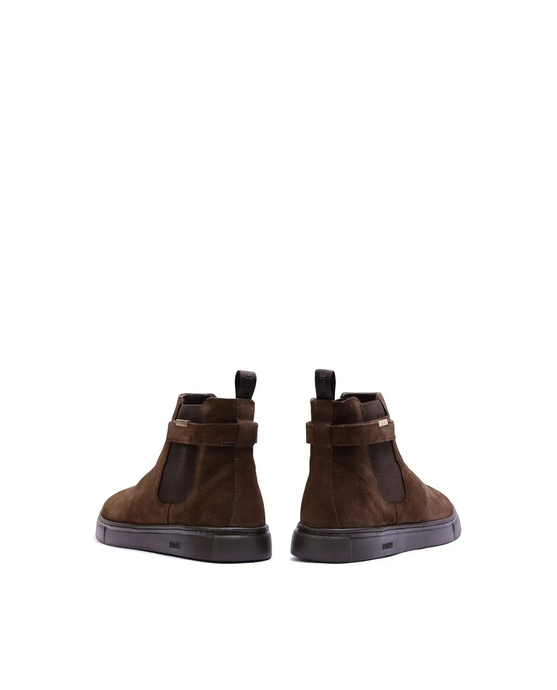 RAREZ Rare Rabbit Men Berus Dark Brown Suede Slip - on Closure Shoes