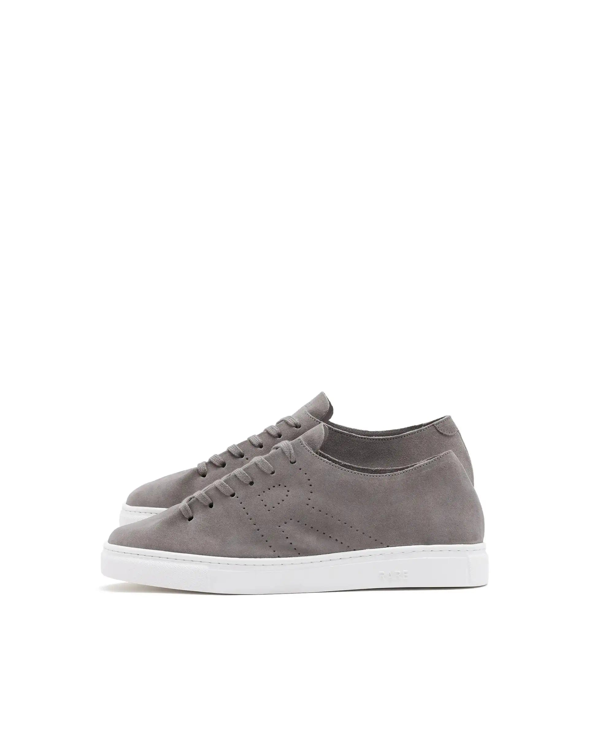 RAREZ Rare Rabbit Men Skin Taupe Suede Monotone Upper Low - Top Lace - Up Plain Shoes