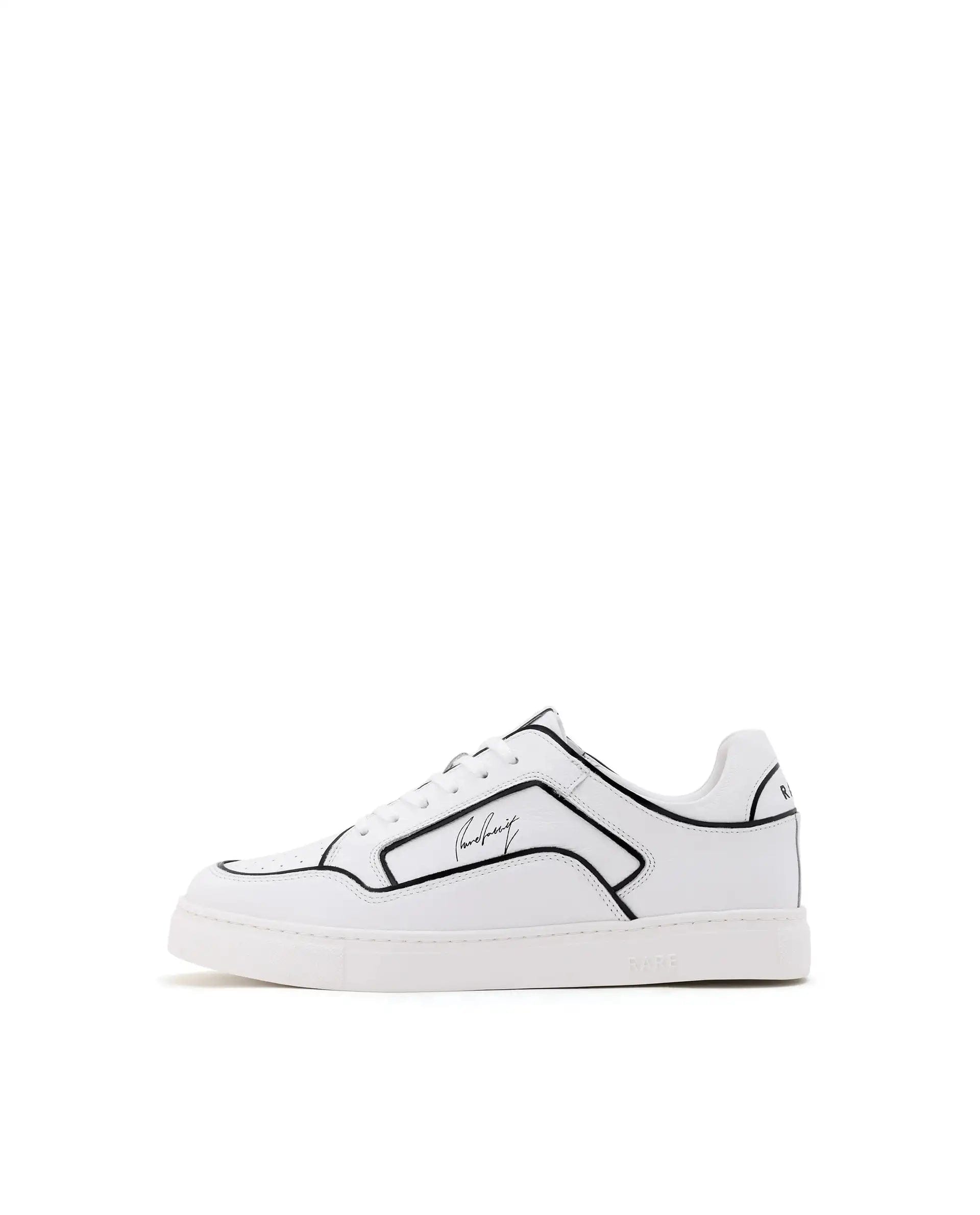 RAREZ Rare Rabbit Men Veron White Genuine Leather Dual Tone Low - Top Lace - Up Shoes