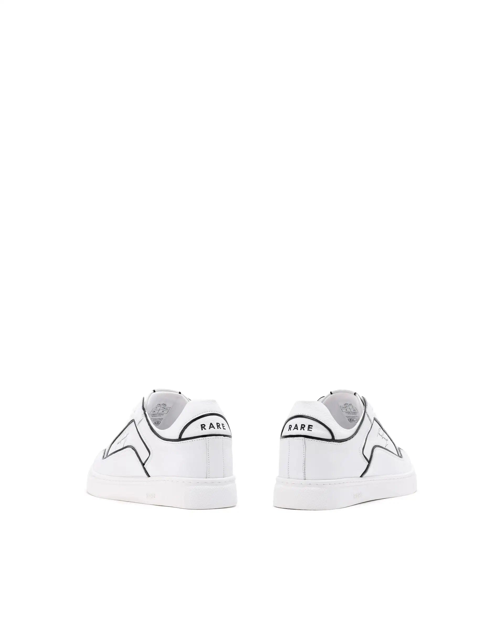 RAREZ Rare Rabbit Men Veron White Genuine Leather Dual Tone Low - Top Lace - Up Shoes