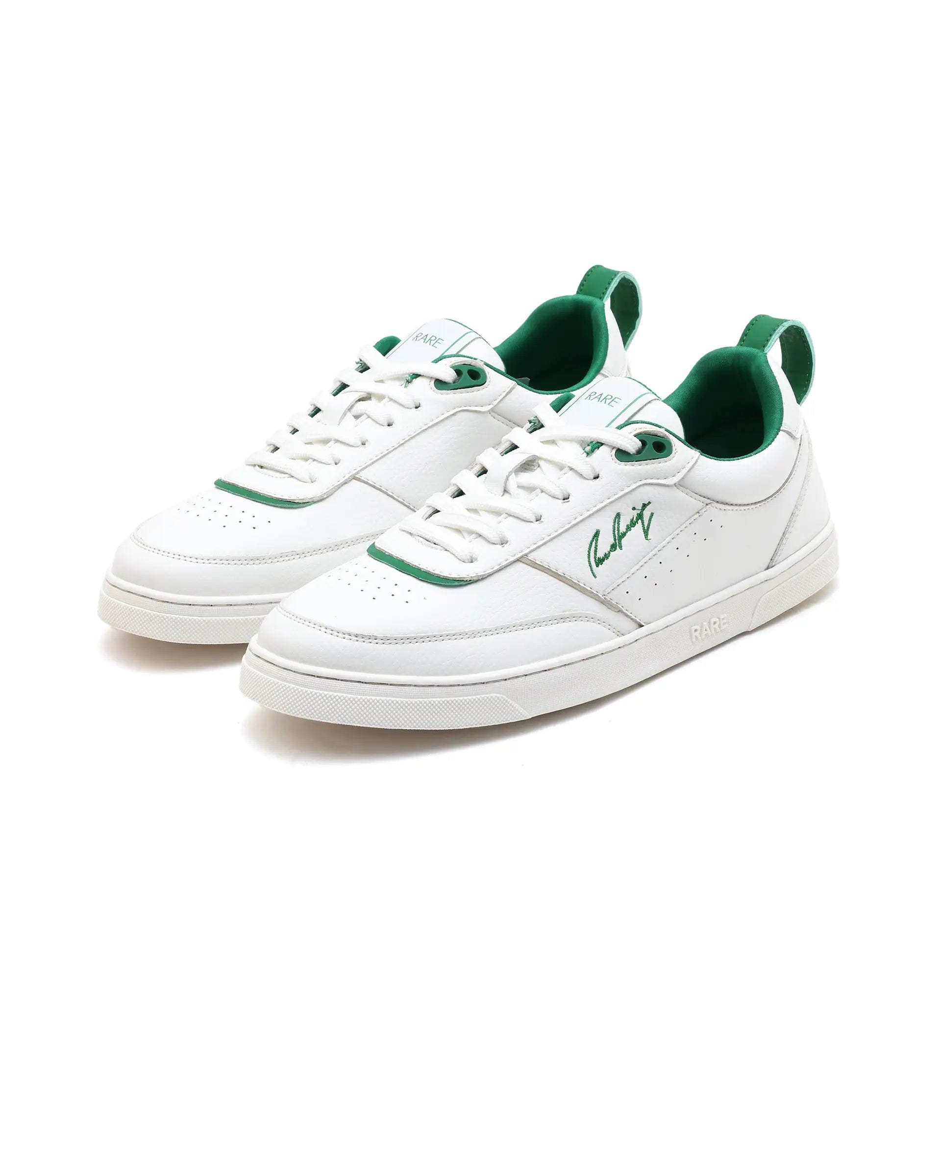 RAREZ Rare Rabbit Men's Garen Green Micro Fiber Causal Sneaker