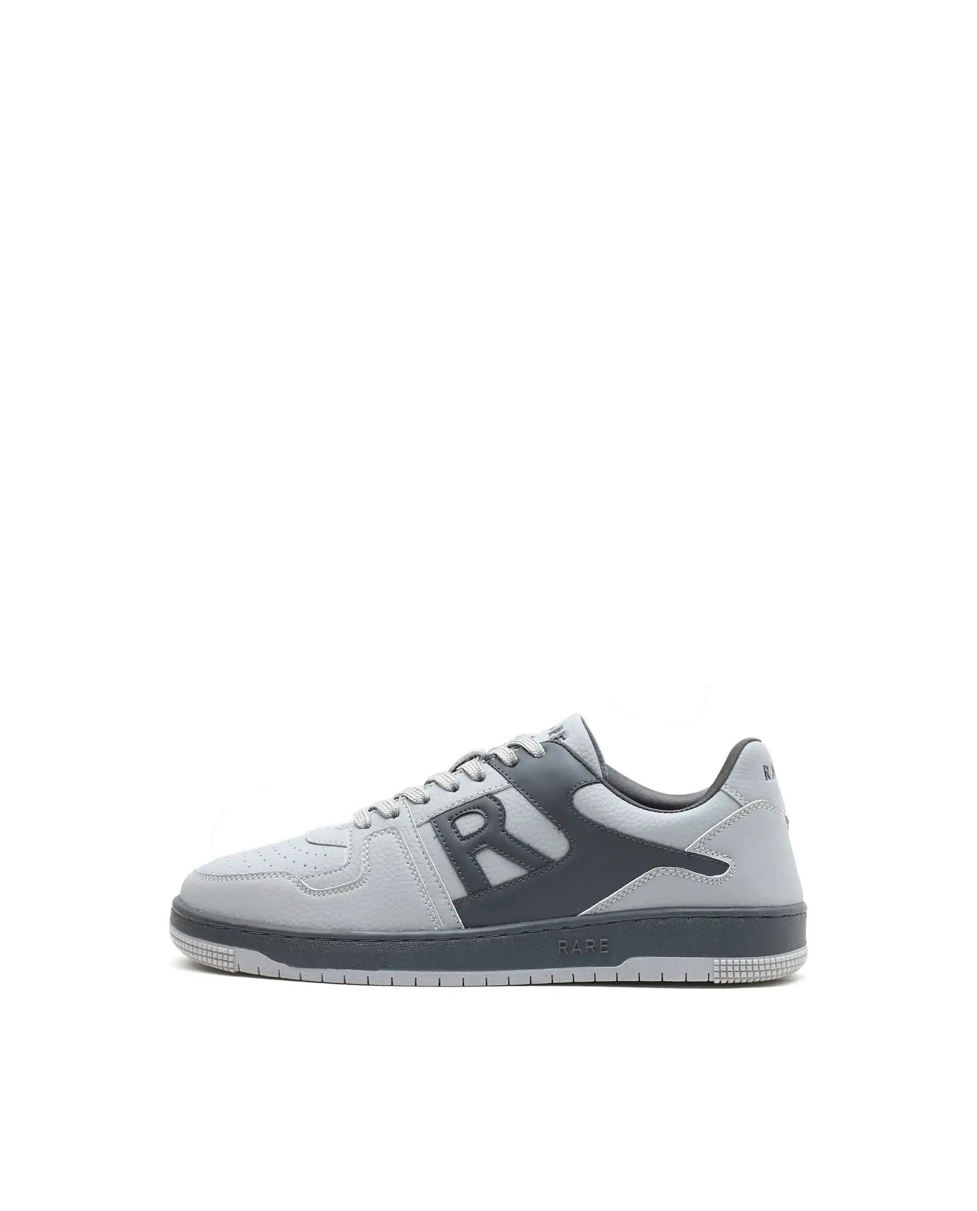 RAREZ Rare Rabbit Men's Phantom Grey Micro Fiber Navy Causal Sneaker