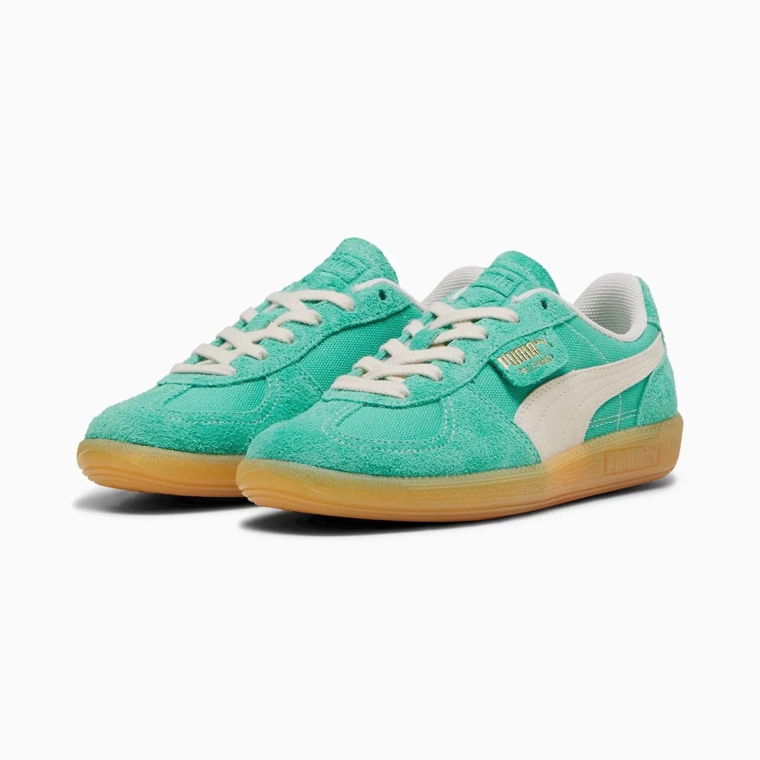 Vintage Puma Palermo Vintage 396841 - 05 Sneakers Mens Jade Frost Suede Shoes RHS8604