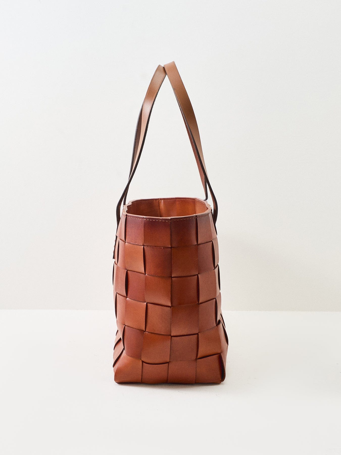 Dragon Diffusion Japan Suede Box Weave Basket Tan