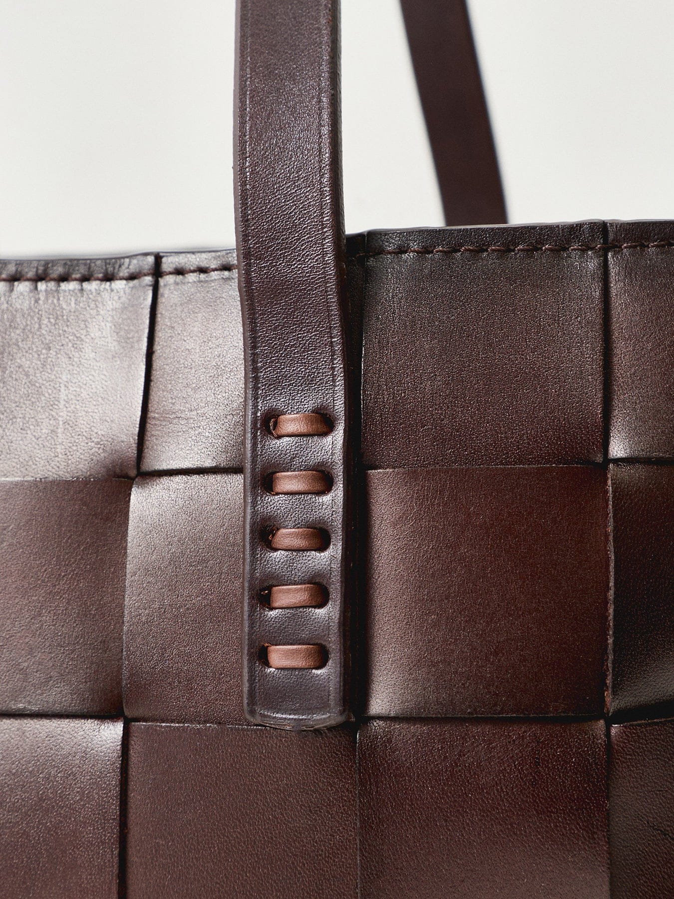 Dragon Diffusion Japan Suede Box Weave Basket Brown