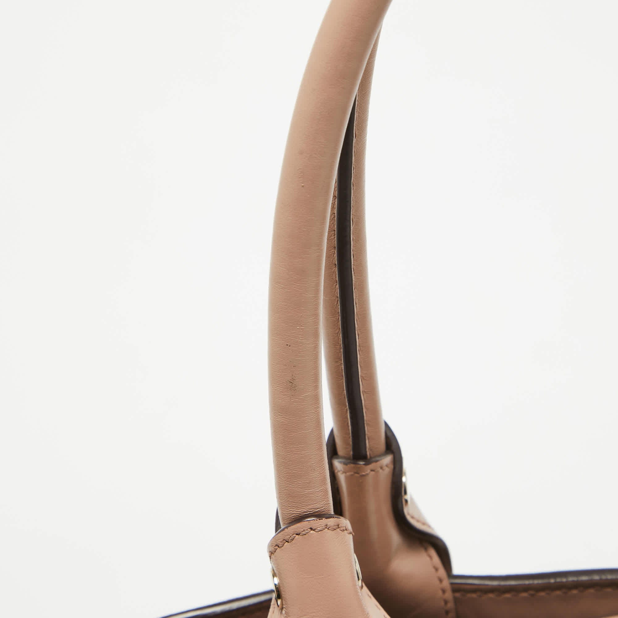 Tod's Cape Pink Leather And Patent Leather Totes Bag