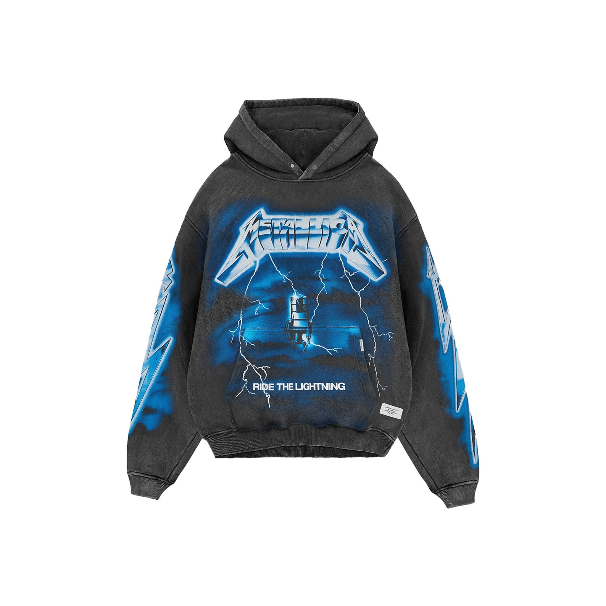 Represent x Metallica Ride The Lightning Hoodie Vintage Grey (SS25)