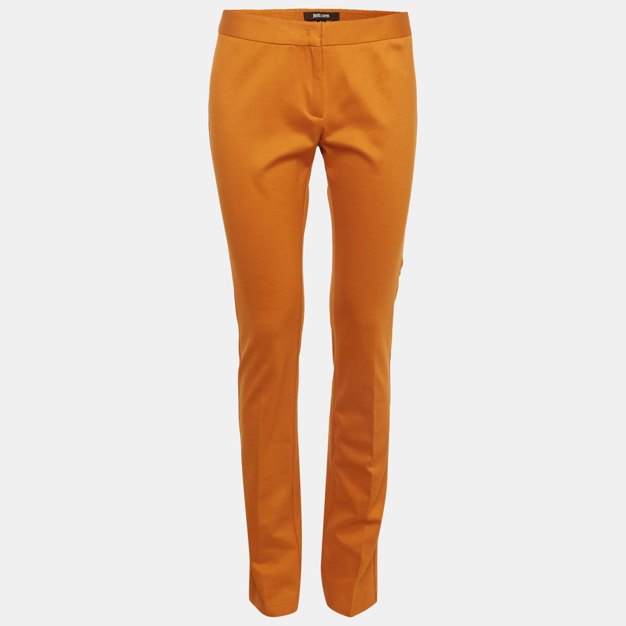 Just Cavalli Mustard Yellow Jersey Trousers