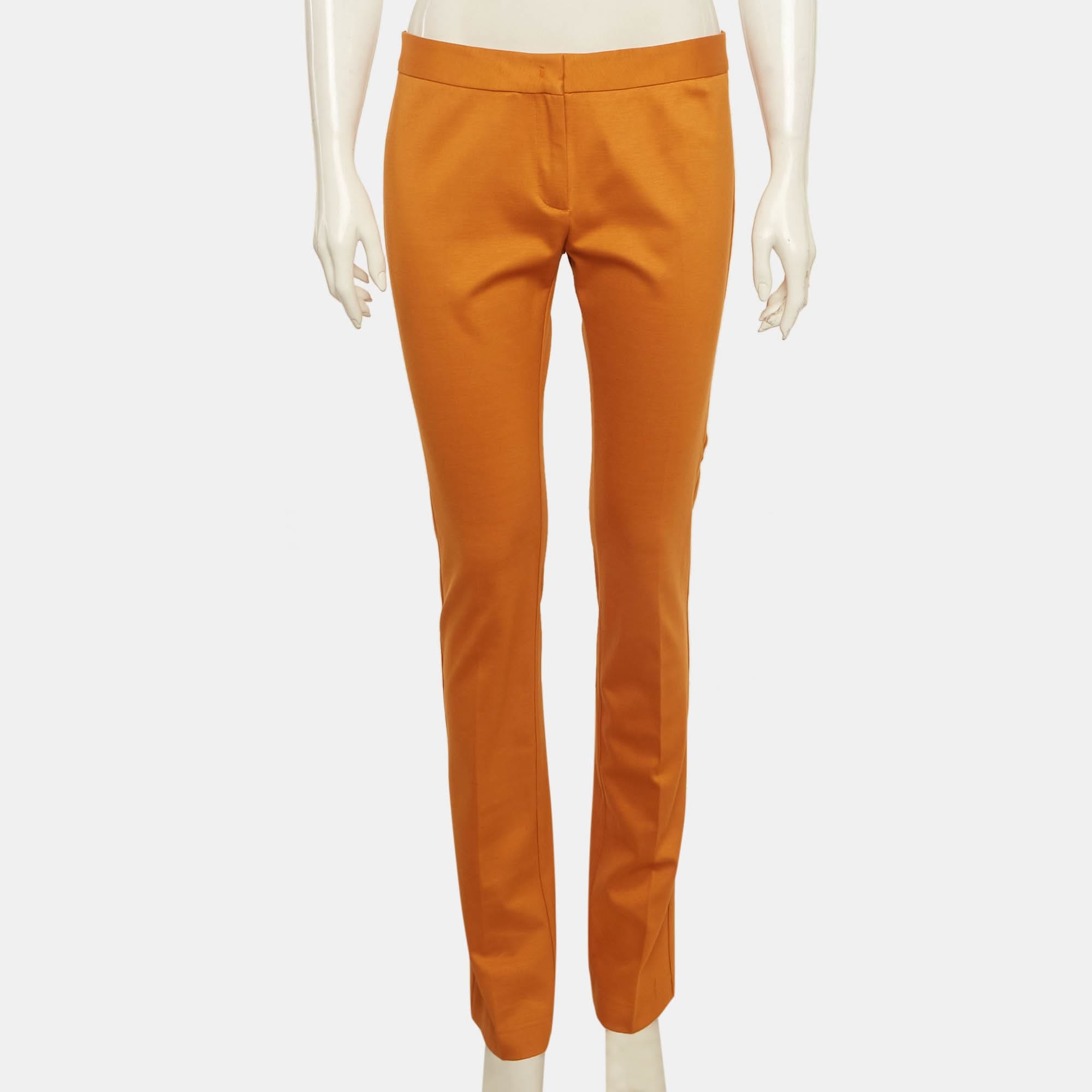 Just Cavalli Mustard Yellow Jersey Trousers