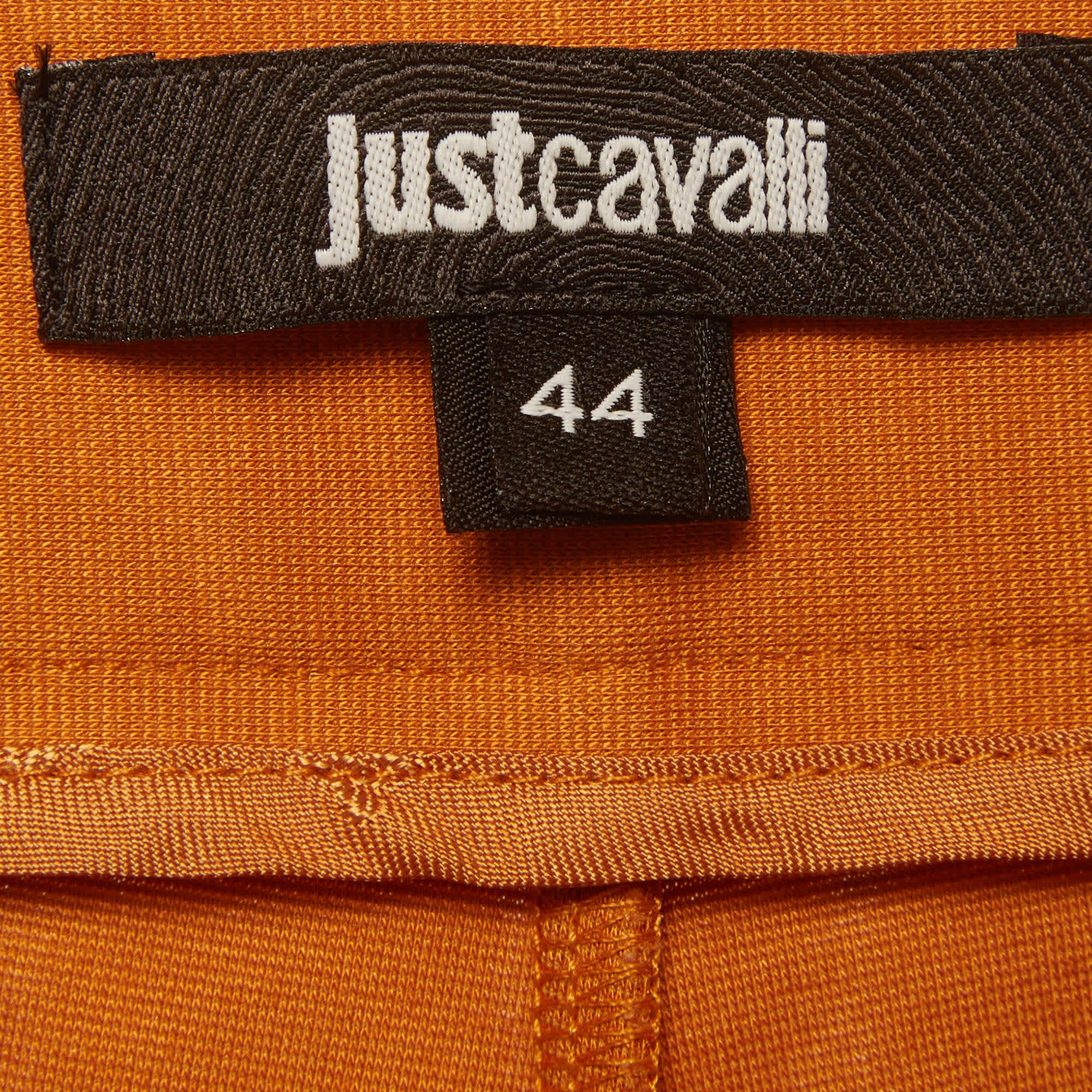 Just Cavalli Mustard Yellow Jersey Trousers
