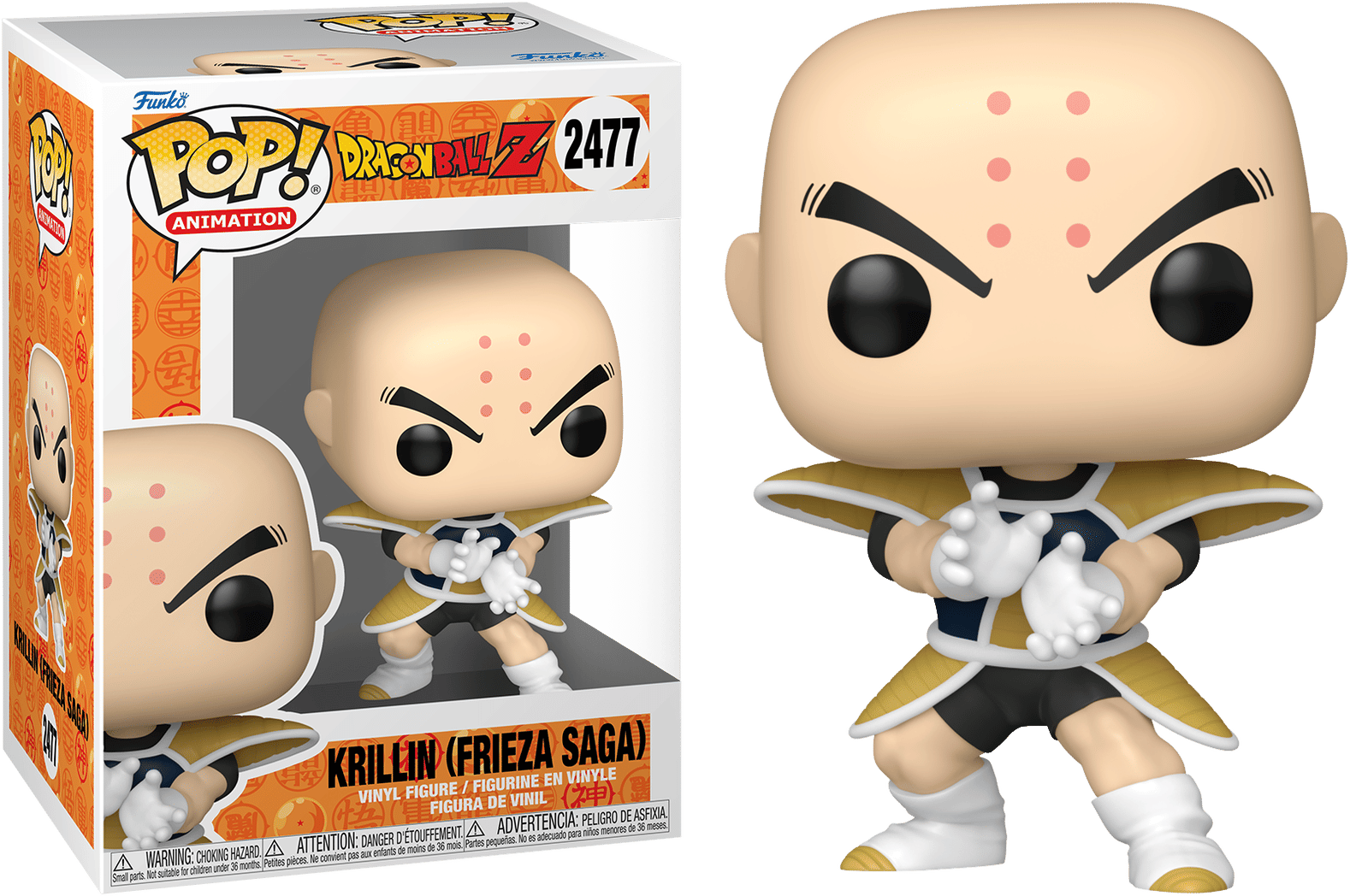 Funko Dragon Ball Z – Krillin (Frieza Saga) Pop! Vinyl