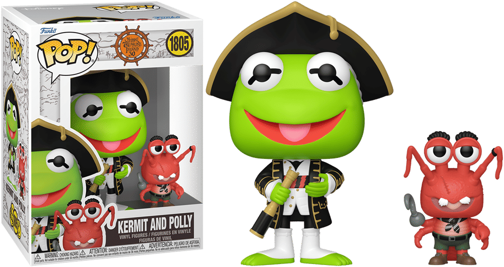 Funko Muppets: Treasure Island – Kermit & Polly Pop! Vinyl