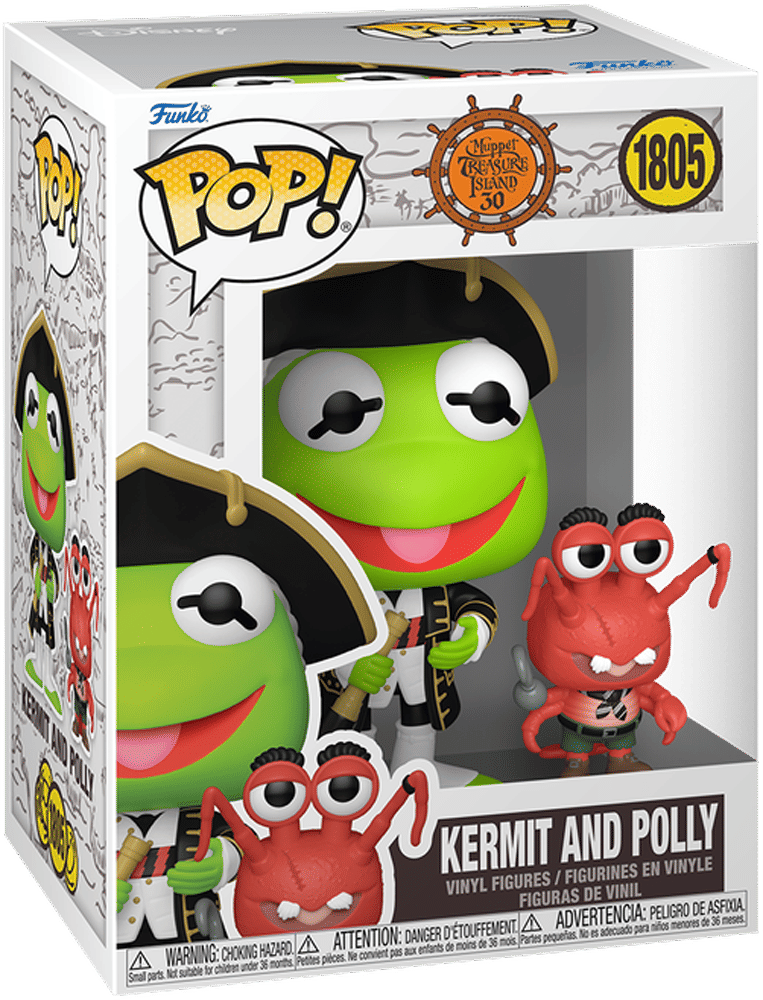 Funko Muppets: Treasure Island – Kermit & Polly Pop! Vinyl