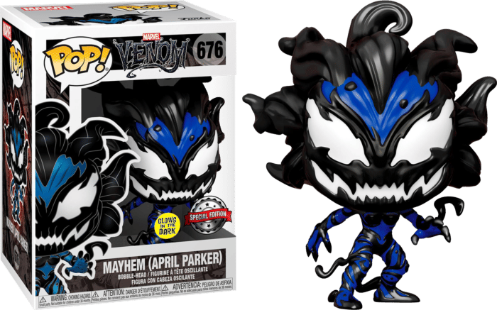Funko Venom (comics) - Mayhem (April Parker) Glow US Exclusive Pop! Vinyl