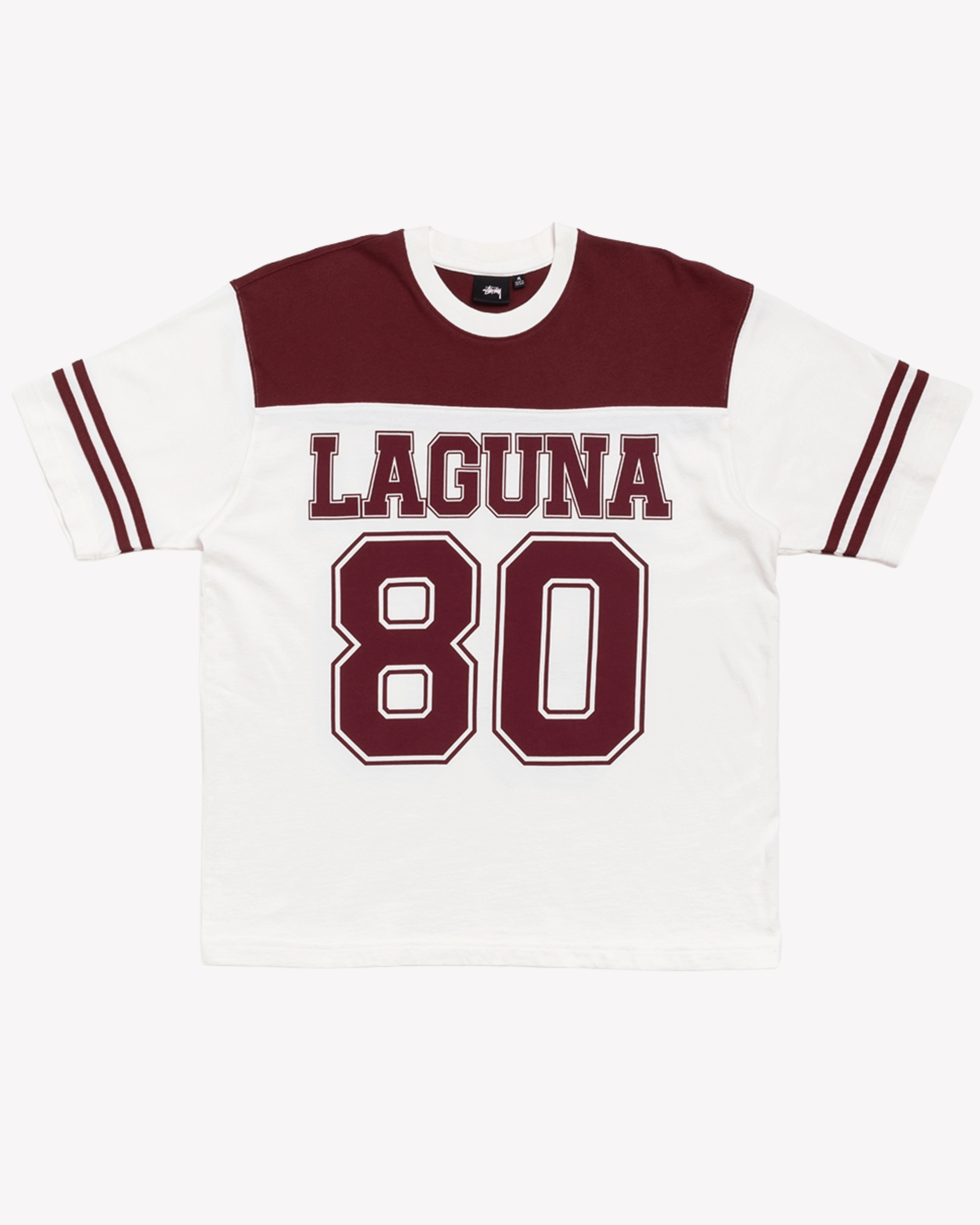 Stüssy - Men's Laguna Short Sleeve - (Maroon)