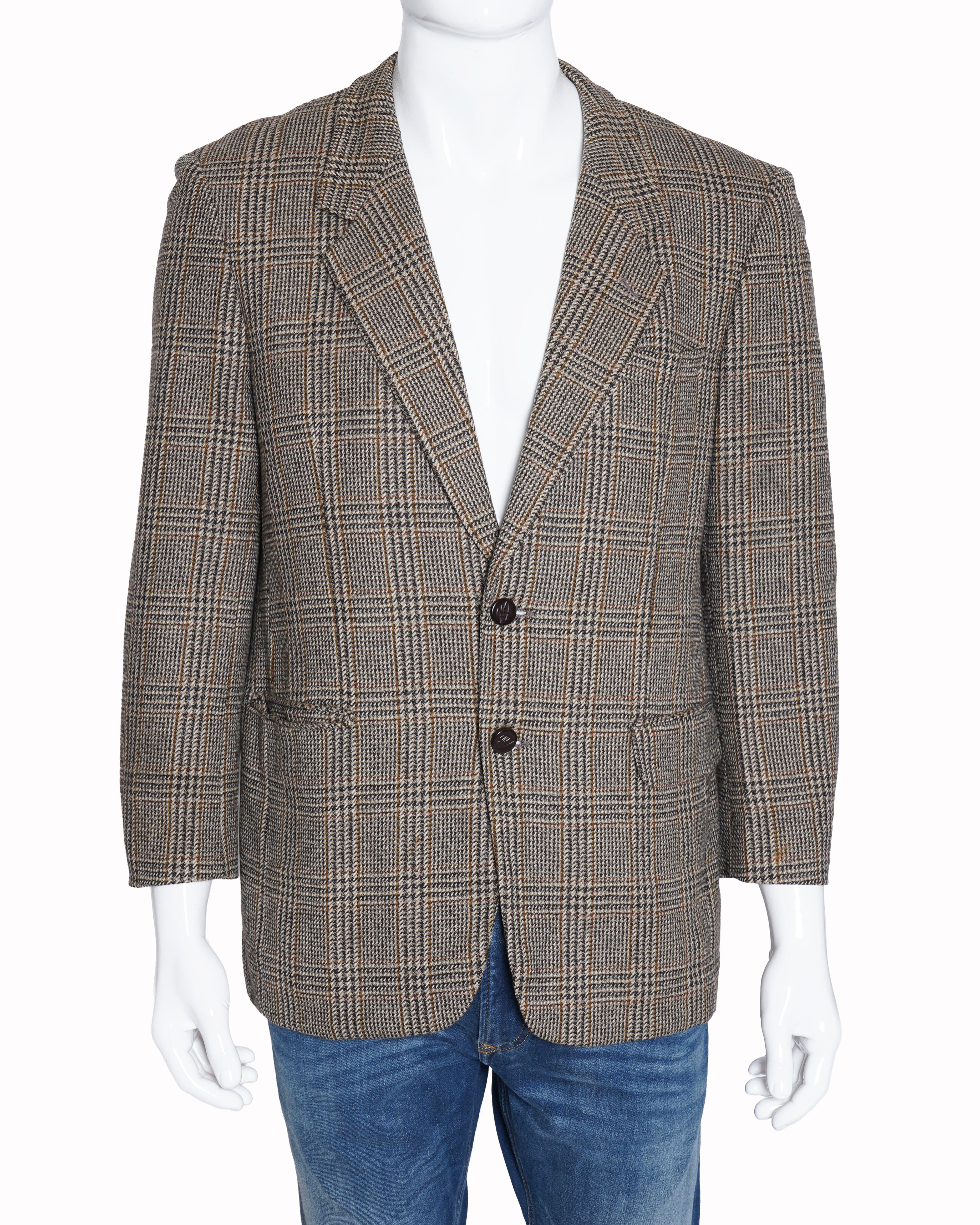 Balmain Pierre Balmain checkered blazer