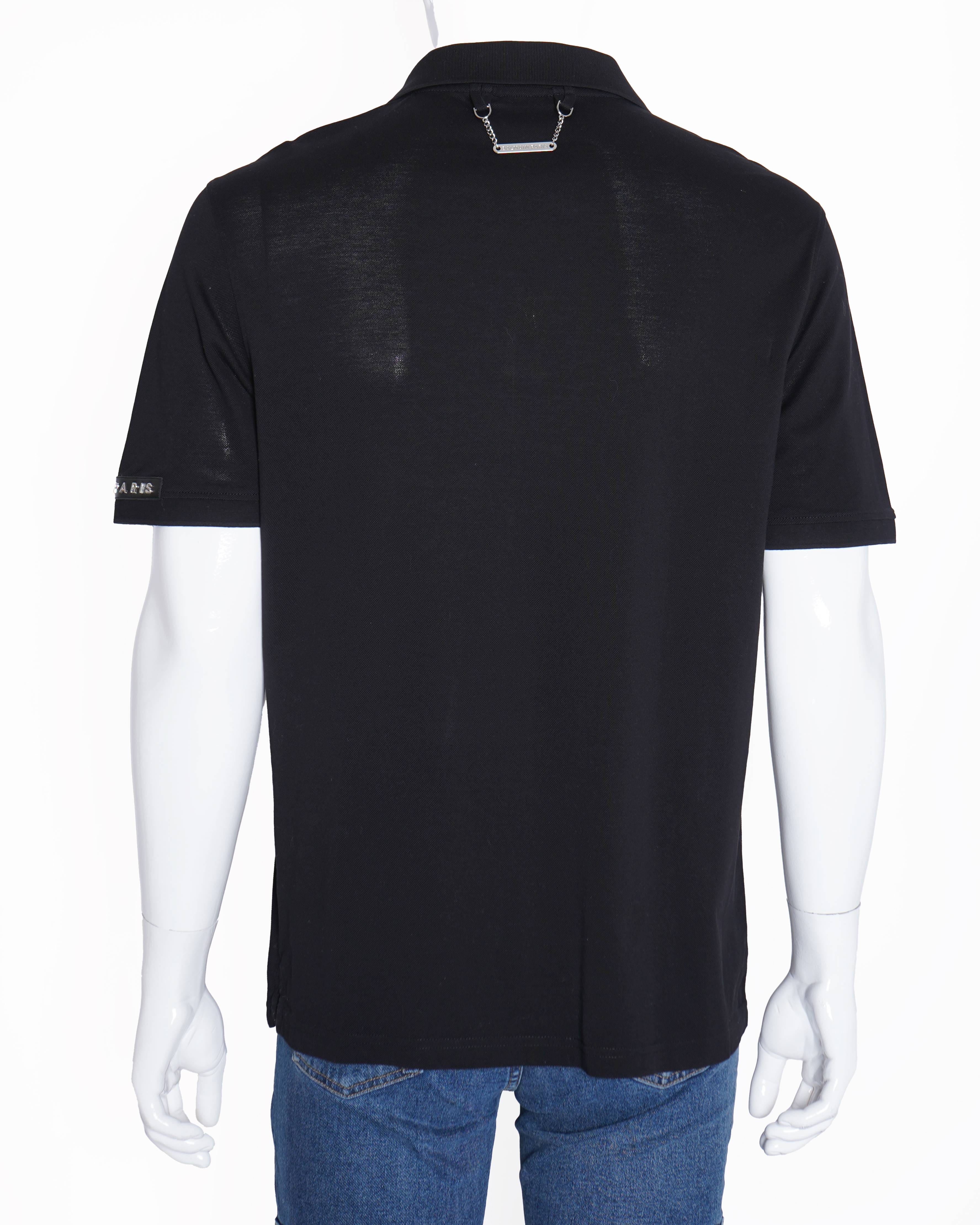 Balmain New Balmain Black Polo T-Shirt