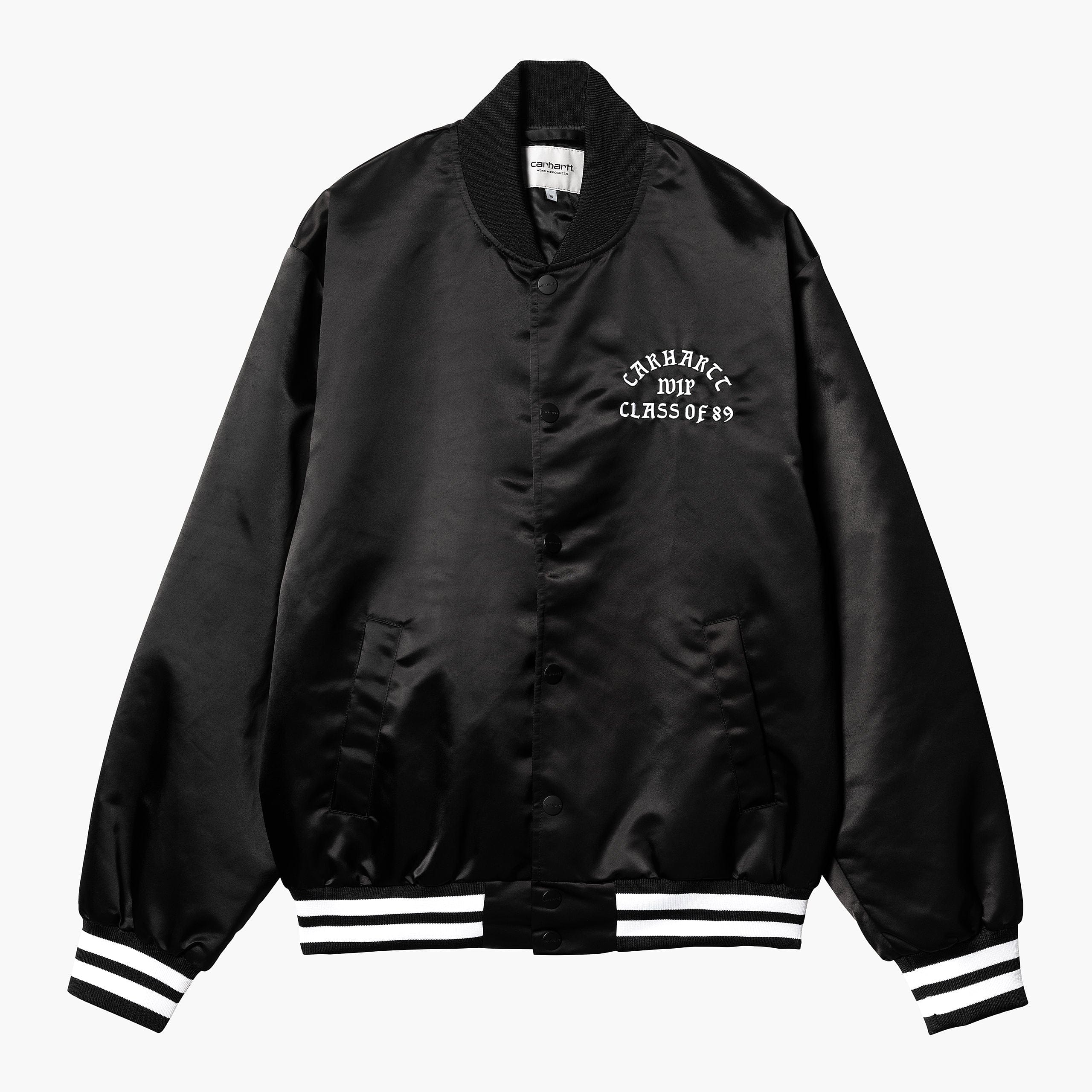 Carhartt WIP Class Of 89 Bomber Jacket Black / White