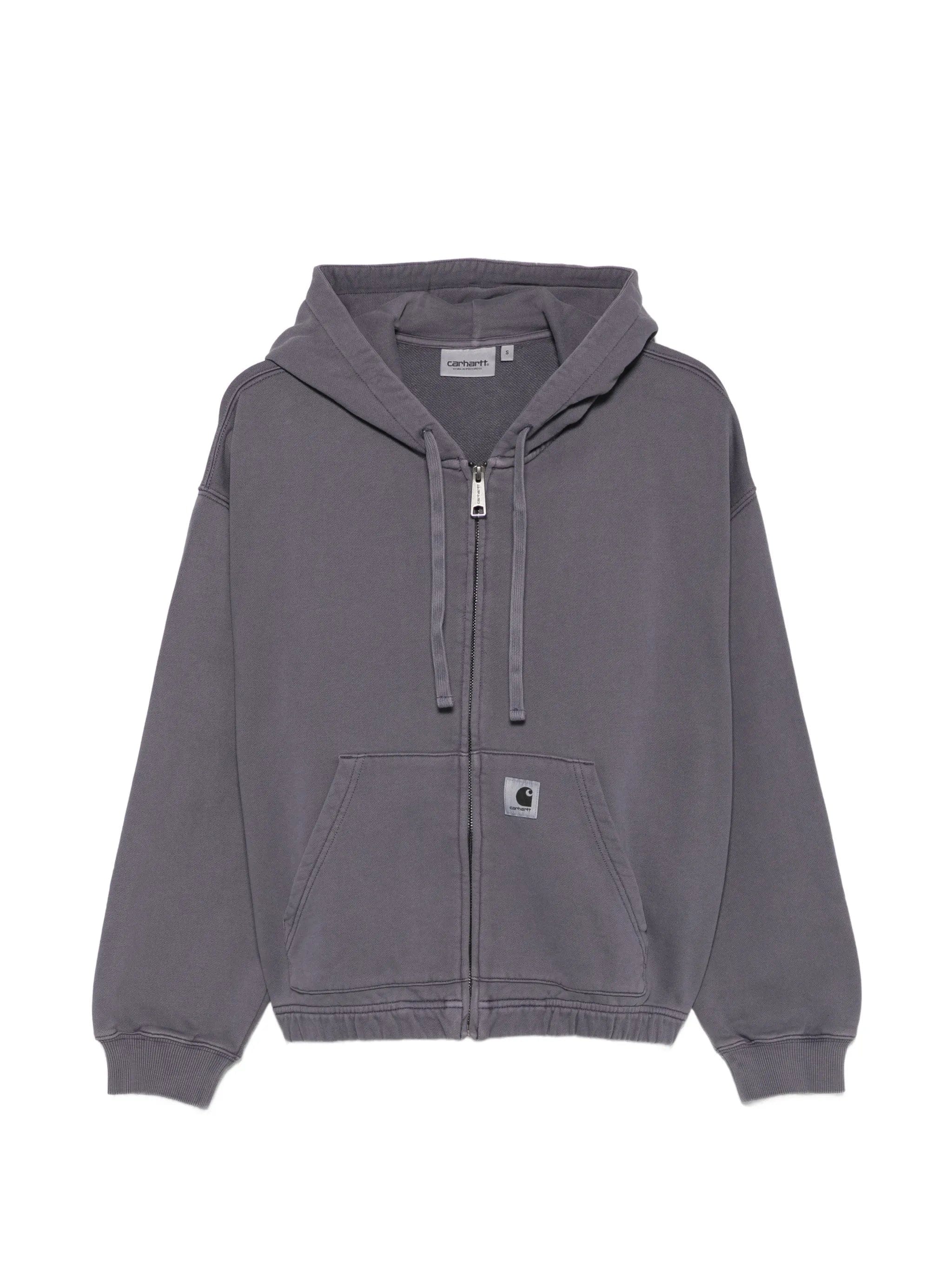 Carhartt WIP logo - patch zip - up hoodie