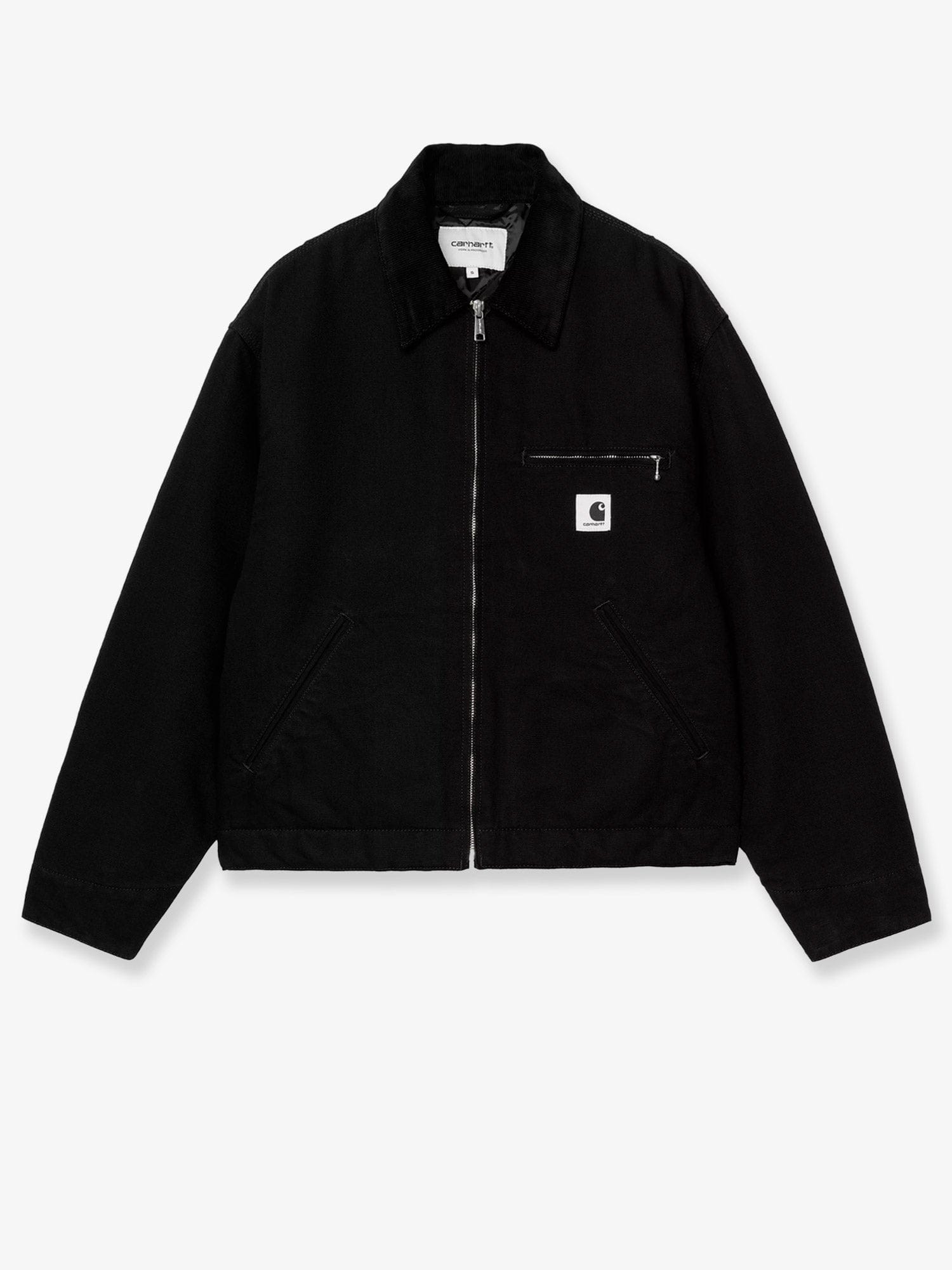 Carhartt WIP Detroit canvas jacket with front logo patch