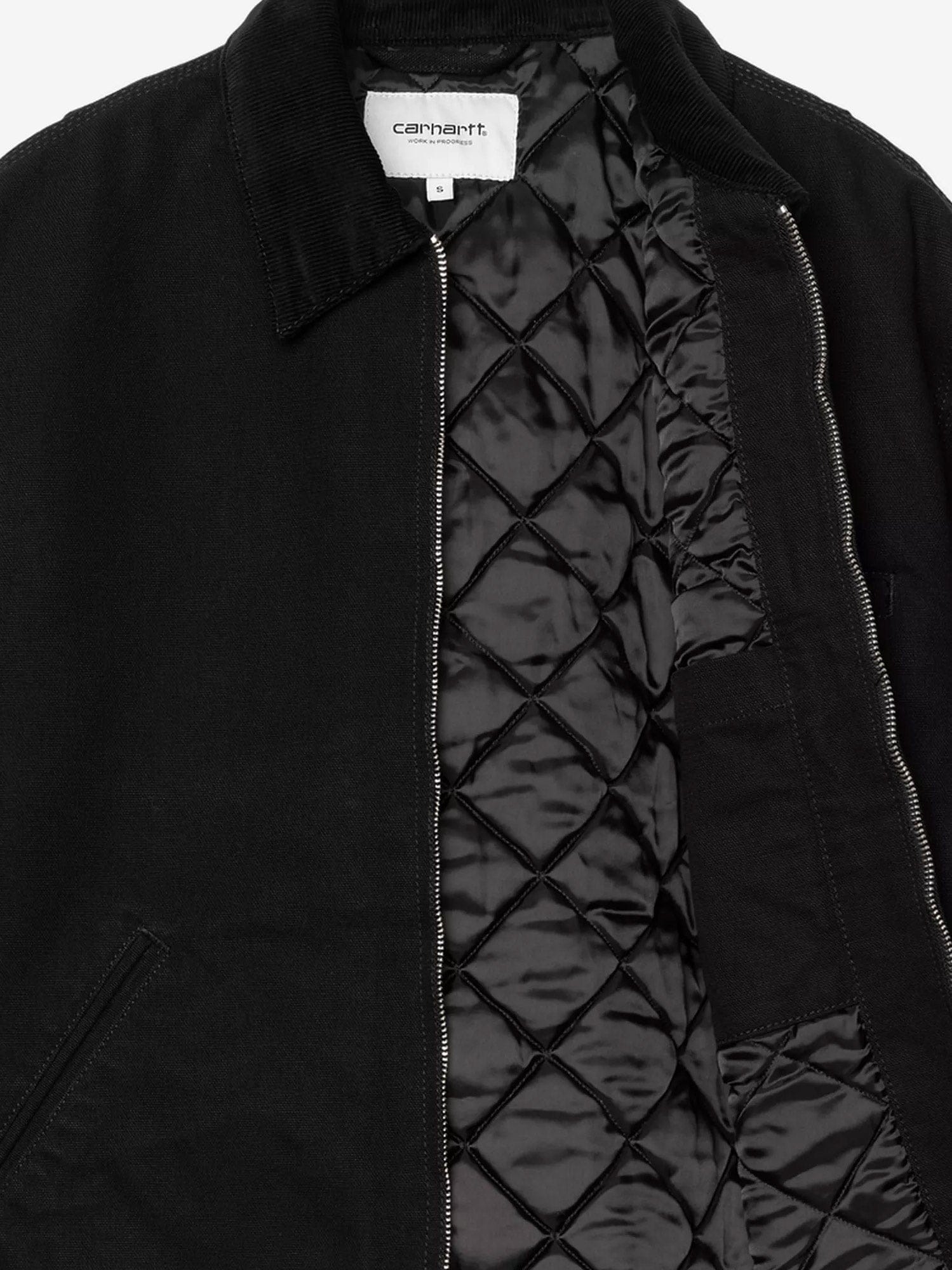 Carhartt WIP Detroit canvas jacket with front logo patch