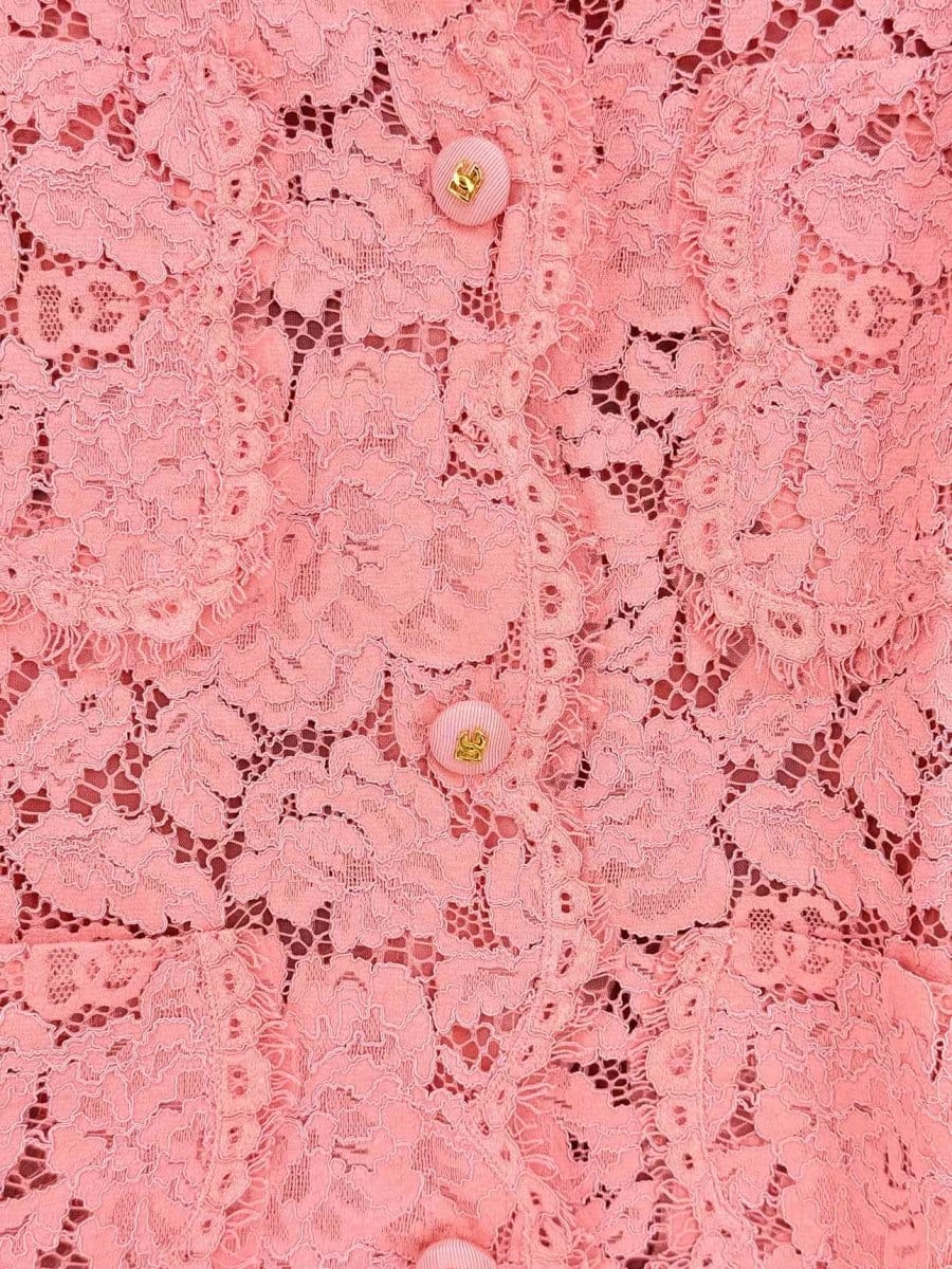 Dolce & Gabbana Pink Lace Size Medium/Large Outfit Set