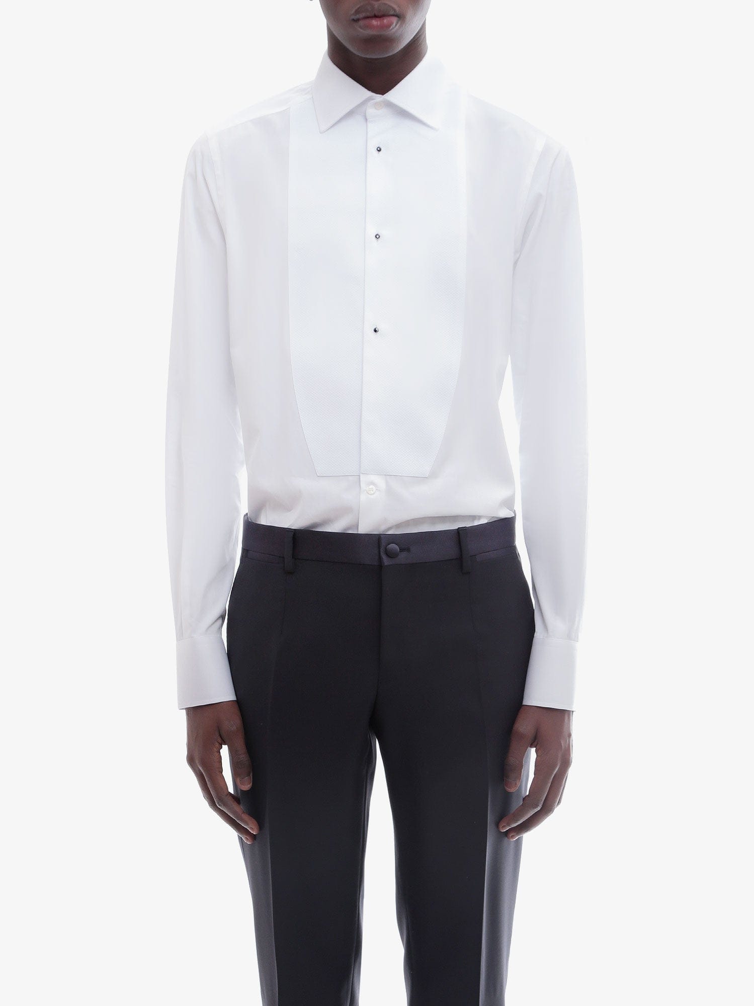 Dolce & Gabbana Cotton shirt with frontal plastron