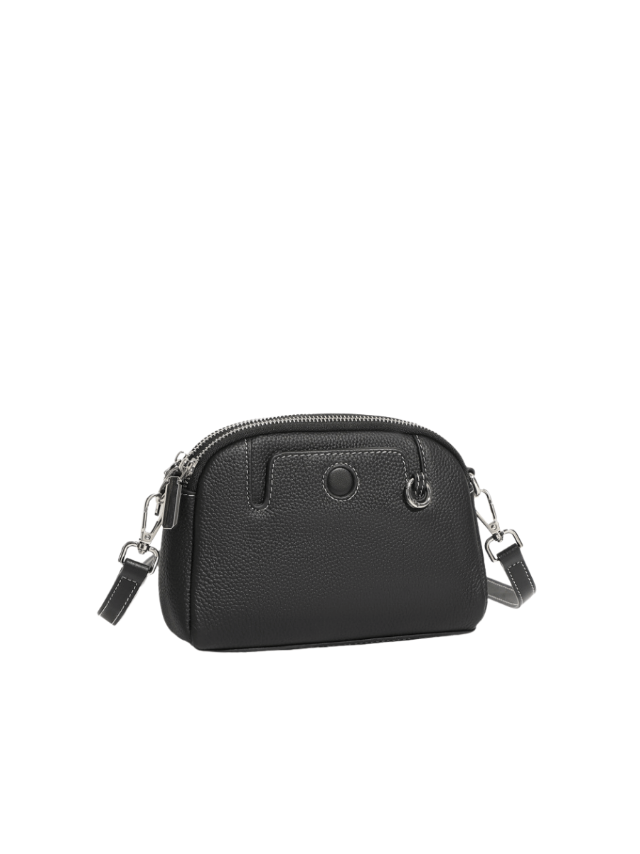Favori Pouche - Ladies Leather Crossbody bag, Black