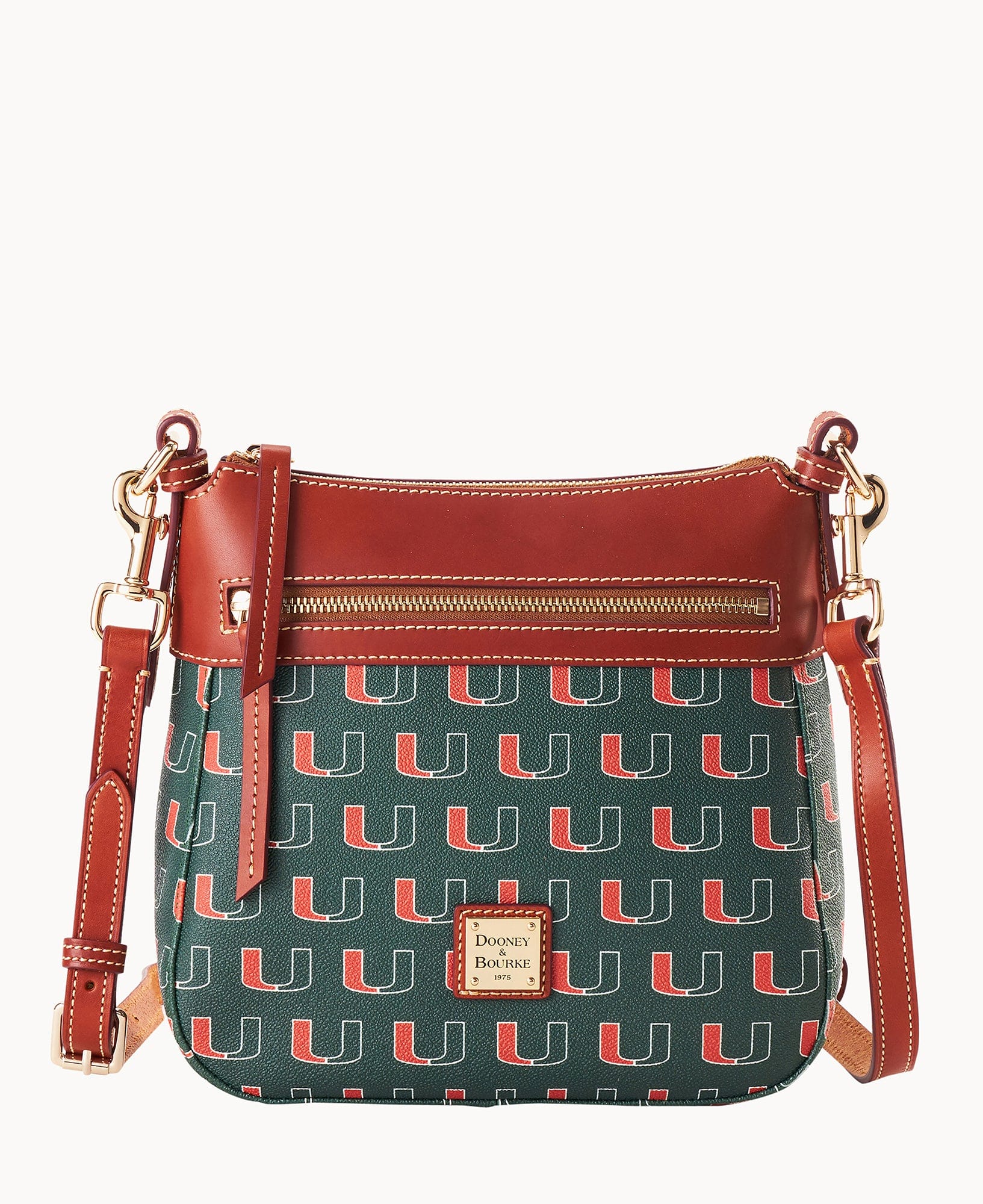 Dooney & Bourke Collegiate University of Miami Crossbody 25