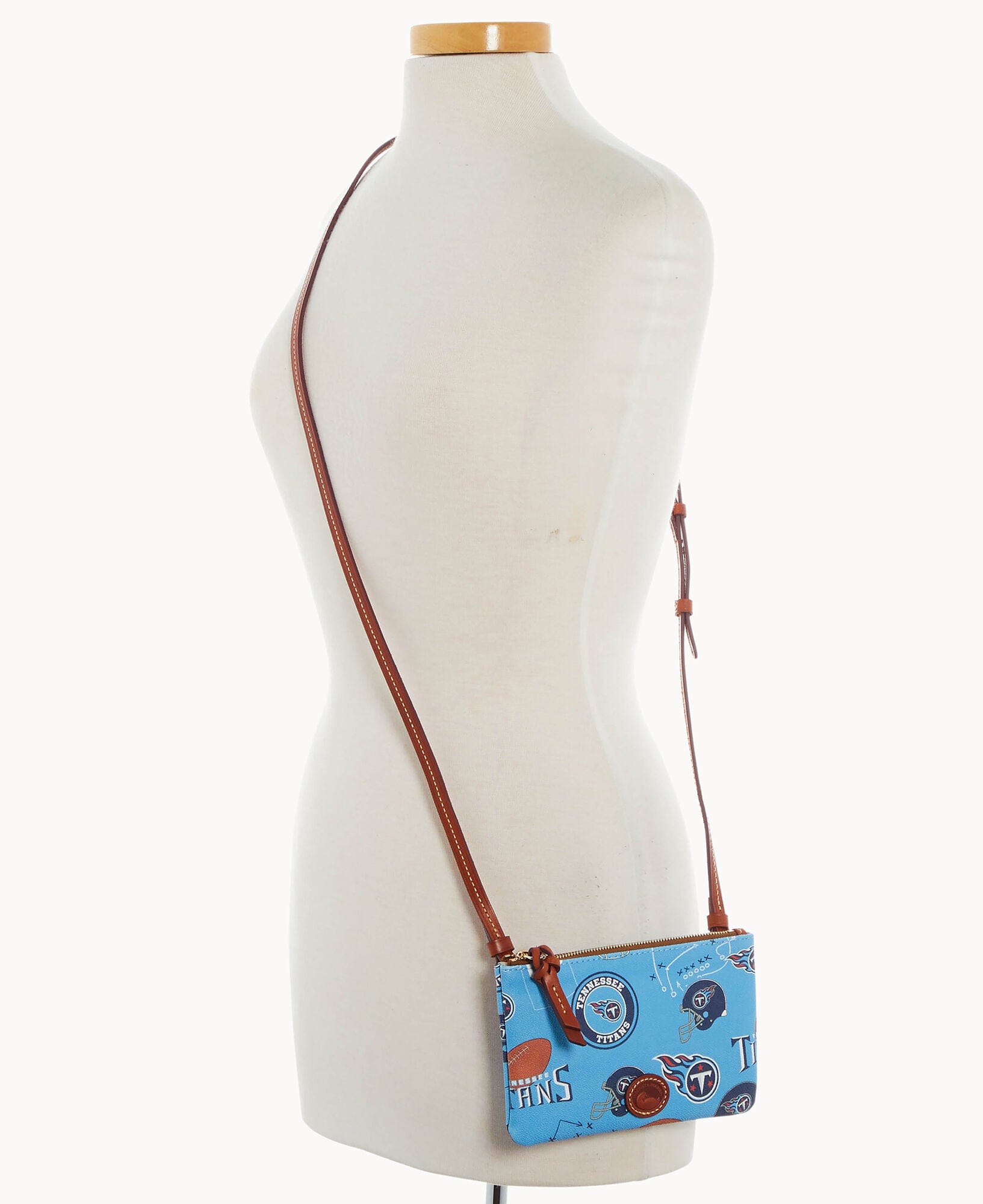 Dooney & Bourke NFL Titans Top Zip Crossbody