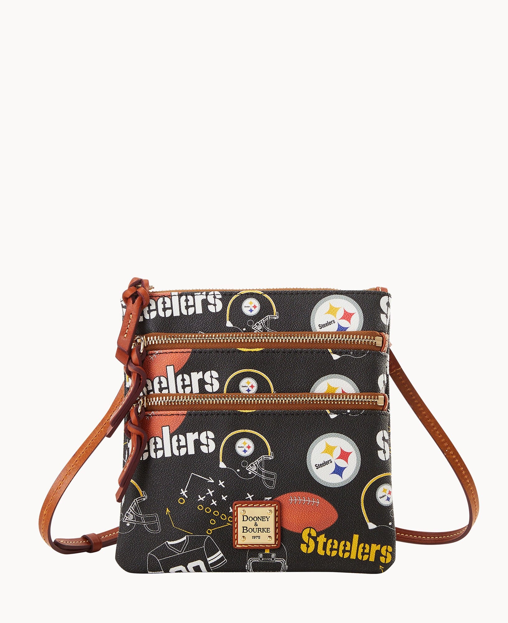Dooney & Bourke NFL Steelers Triple Zip Crossbody