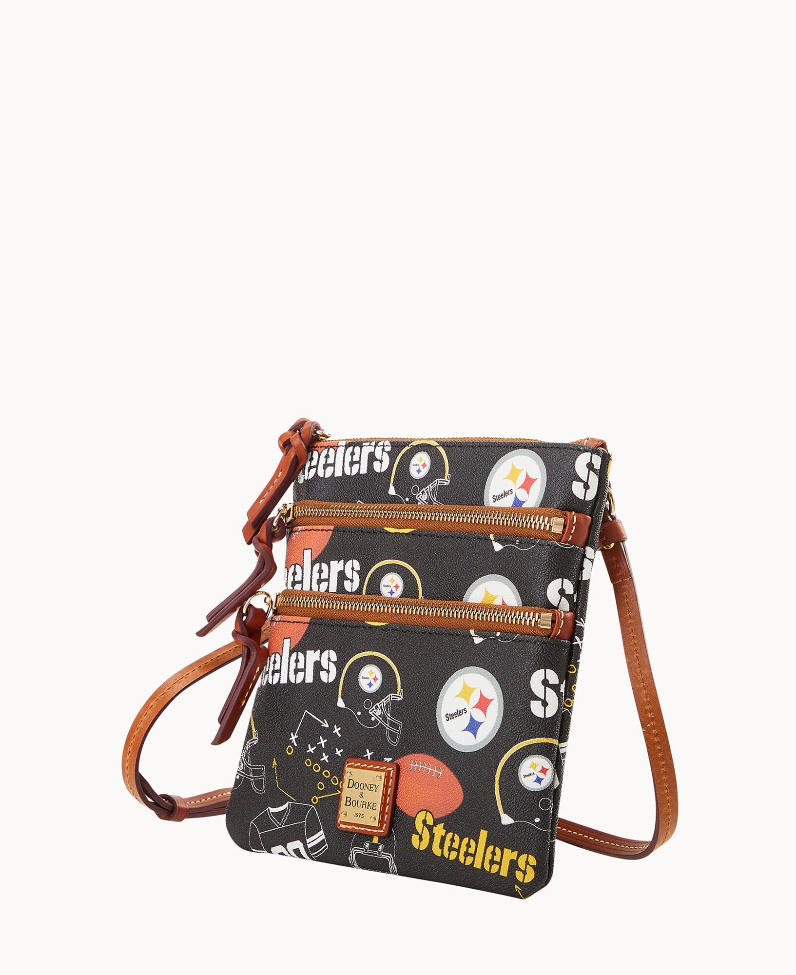 Dooney & Bourke NFL Steelers Triple Zip Crossbody