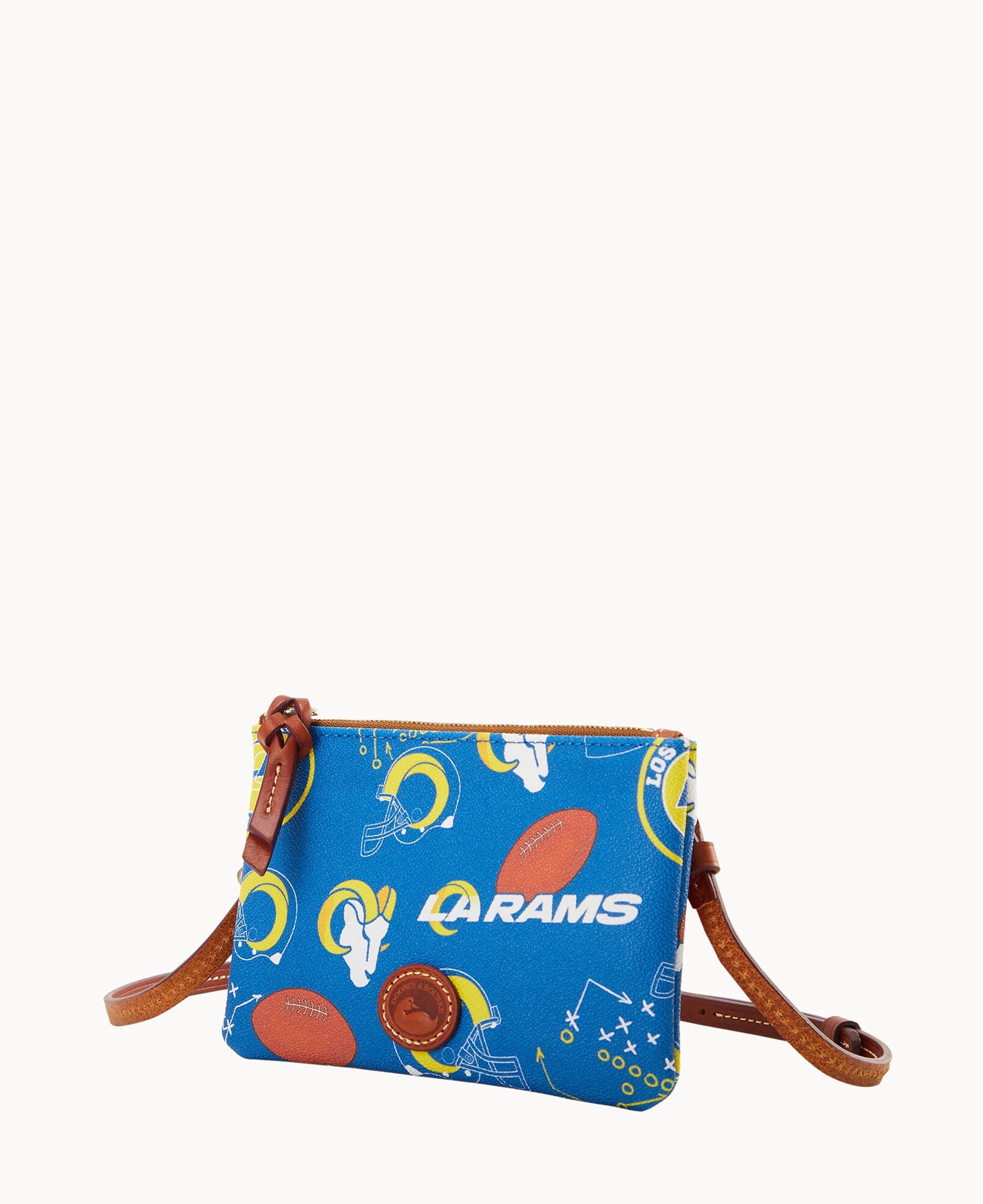 Dooney & Bourke NFL Rams Top Zip Crossbody