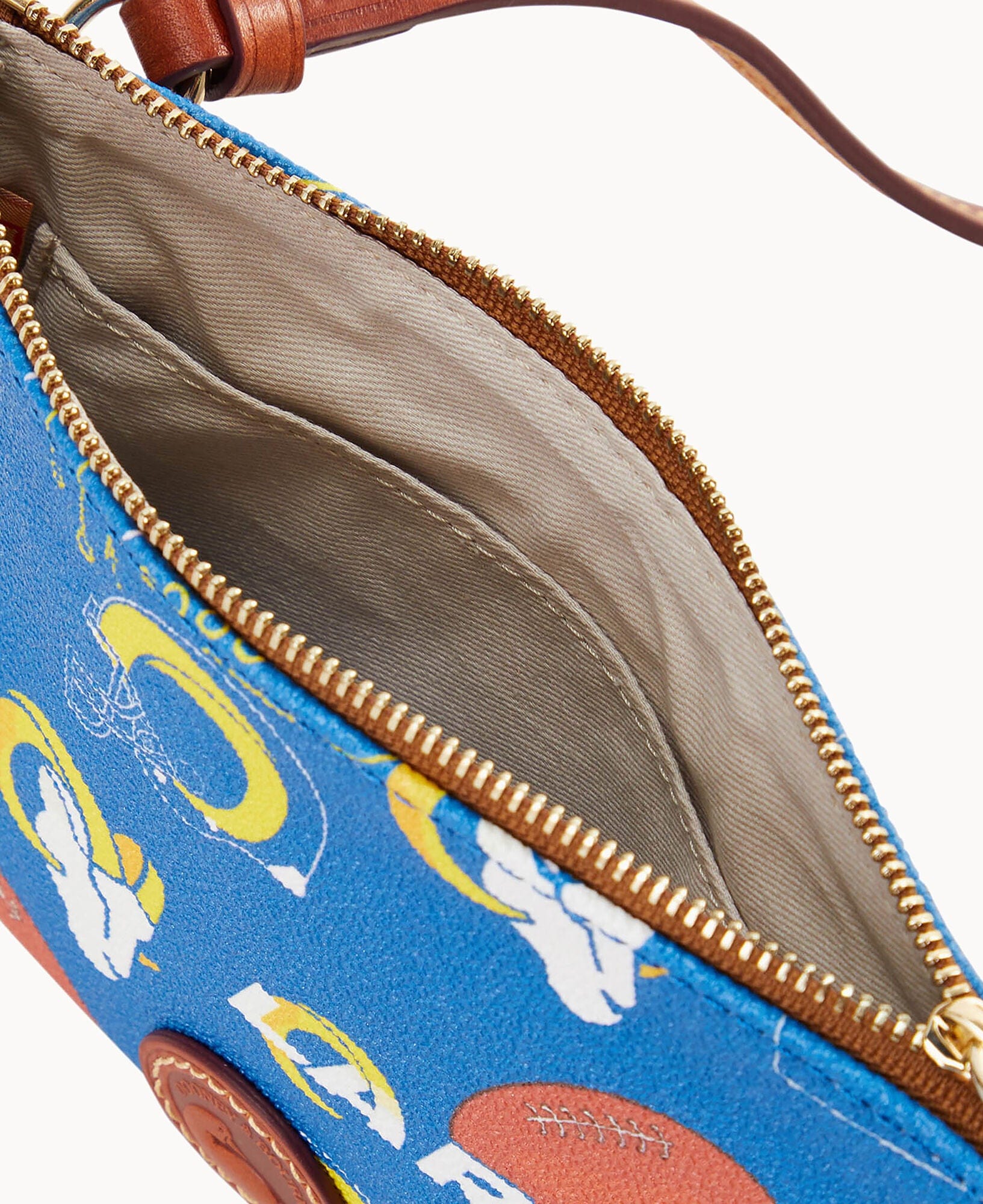 Dooney & Bourke NFL Rams Top Zip Crossbody