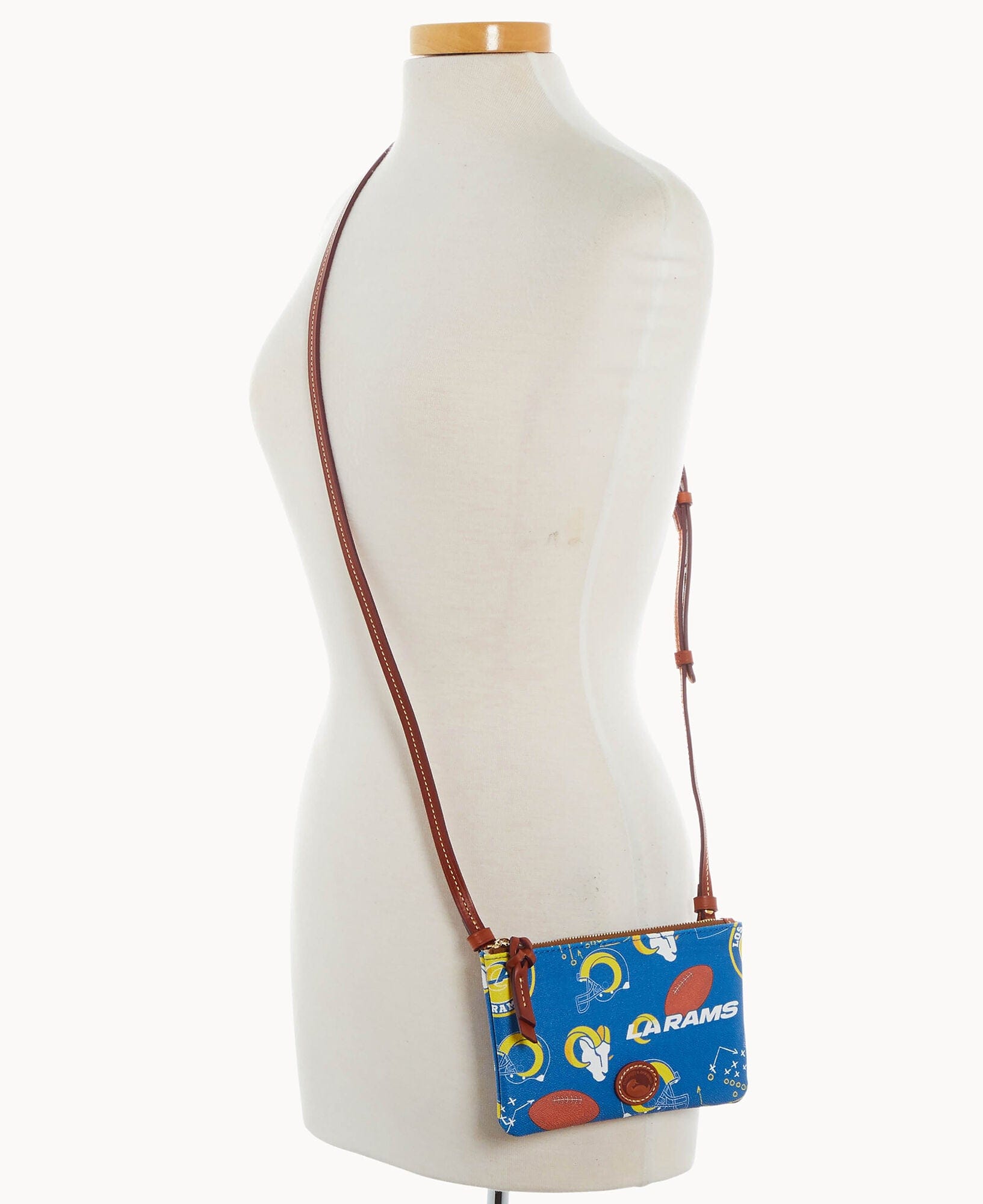 Dooney & Bourke NFL Rams Top Zip Crossbody