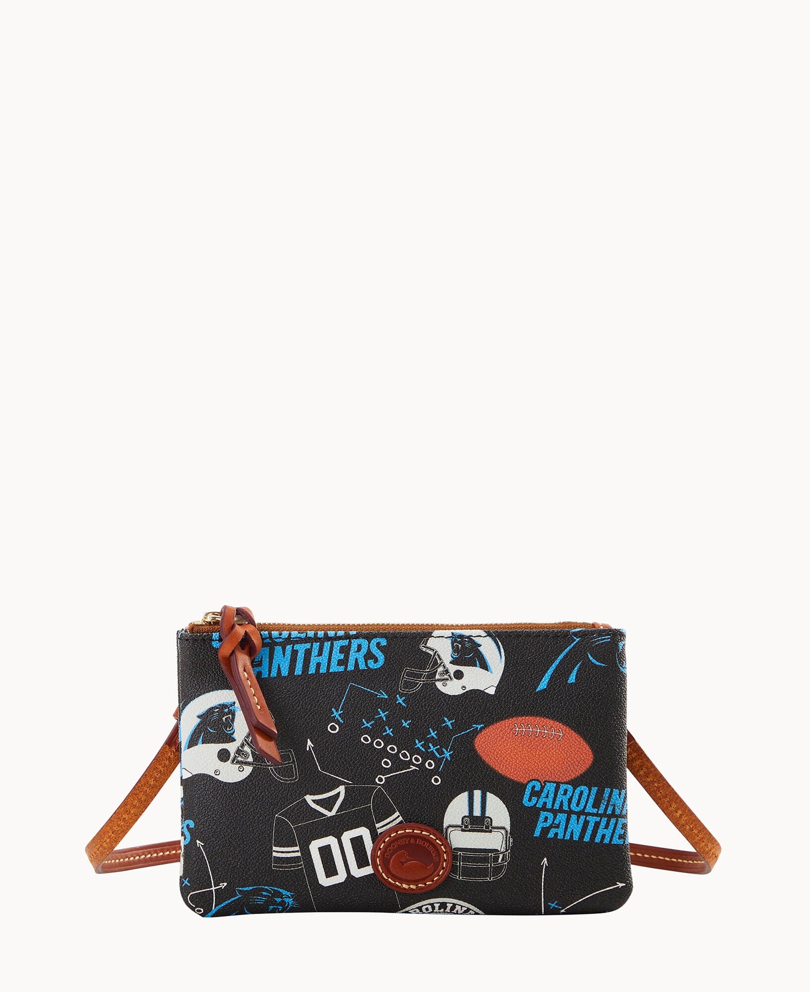 Dooney & Bourke NFL Panthers Top Zip Crossbody