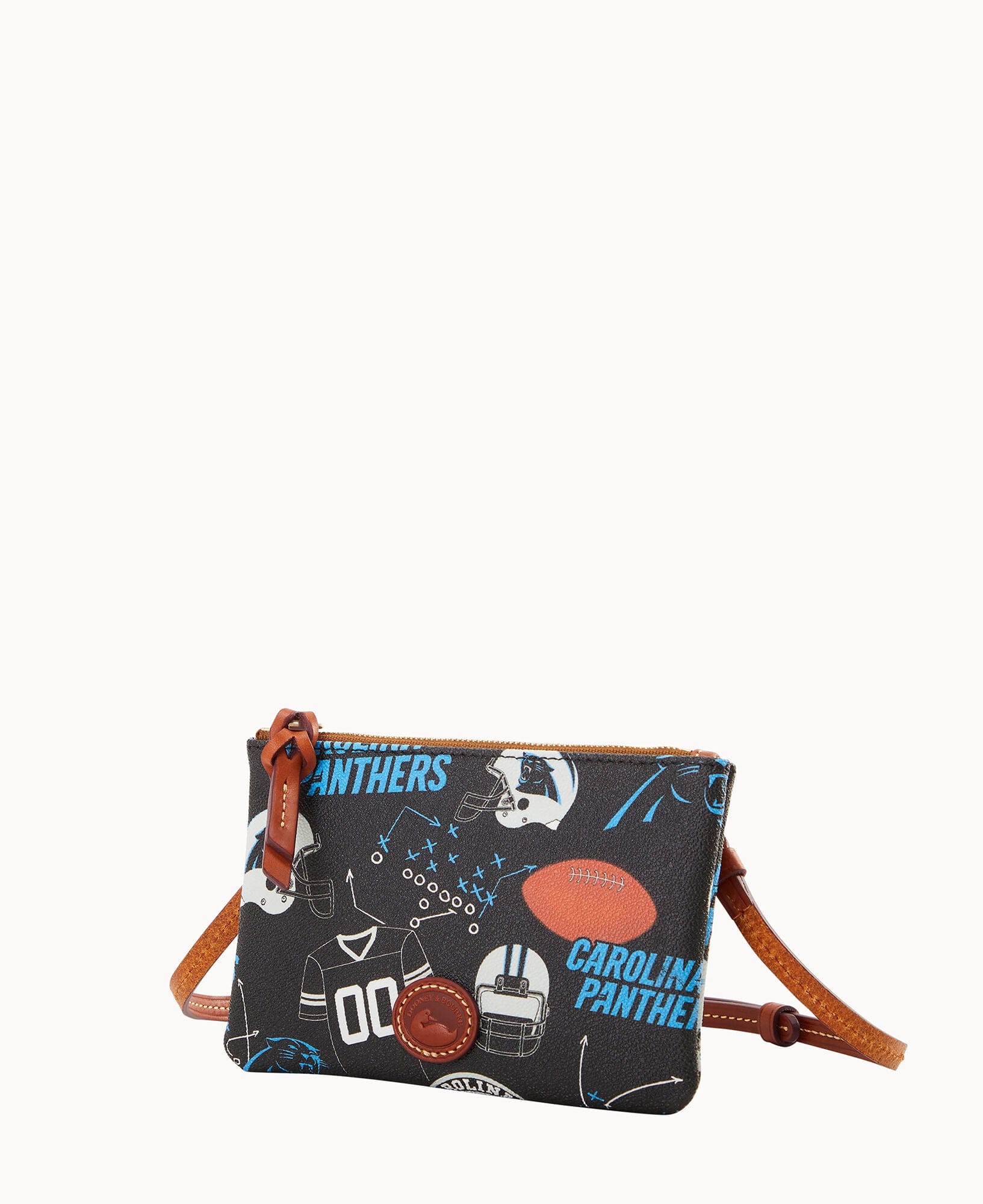 Dooney & Bourke NFL Panthers Top Zip Crossbody
