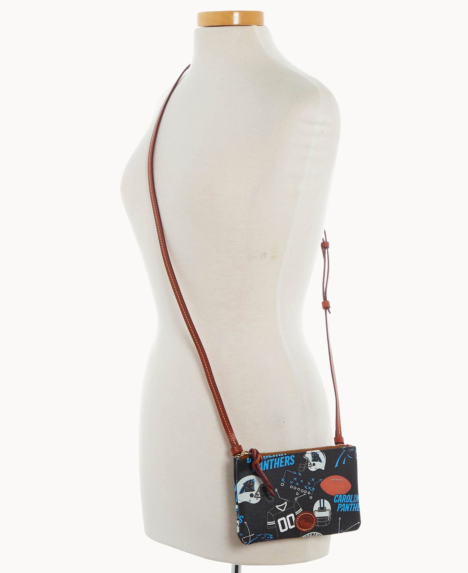 Dooney & Bourke NFL Panthers Top Zip Crossbody