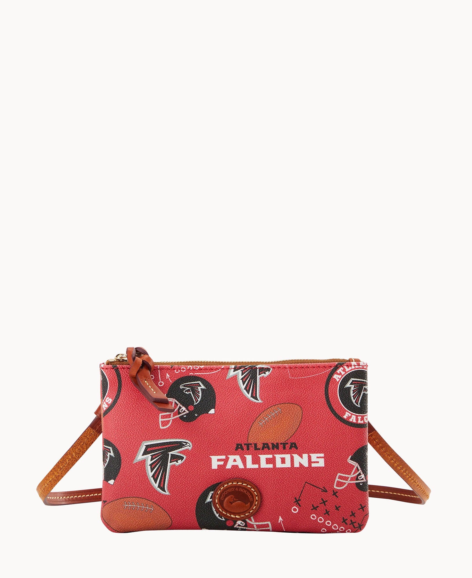 Dooney & Bourke NFL Falcons Top Zip Crossbody