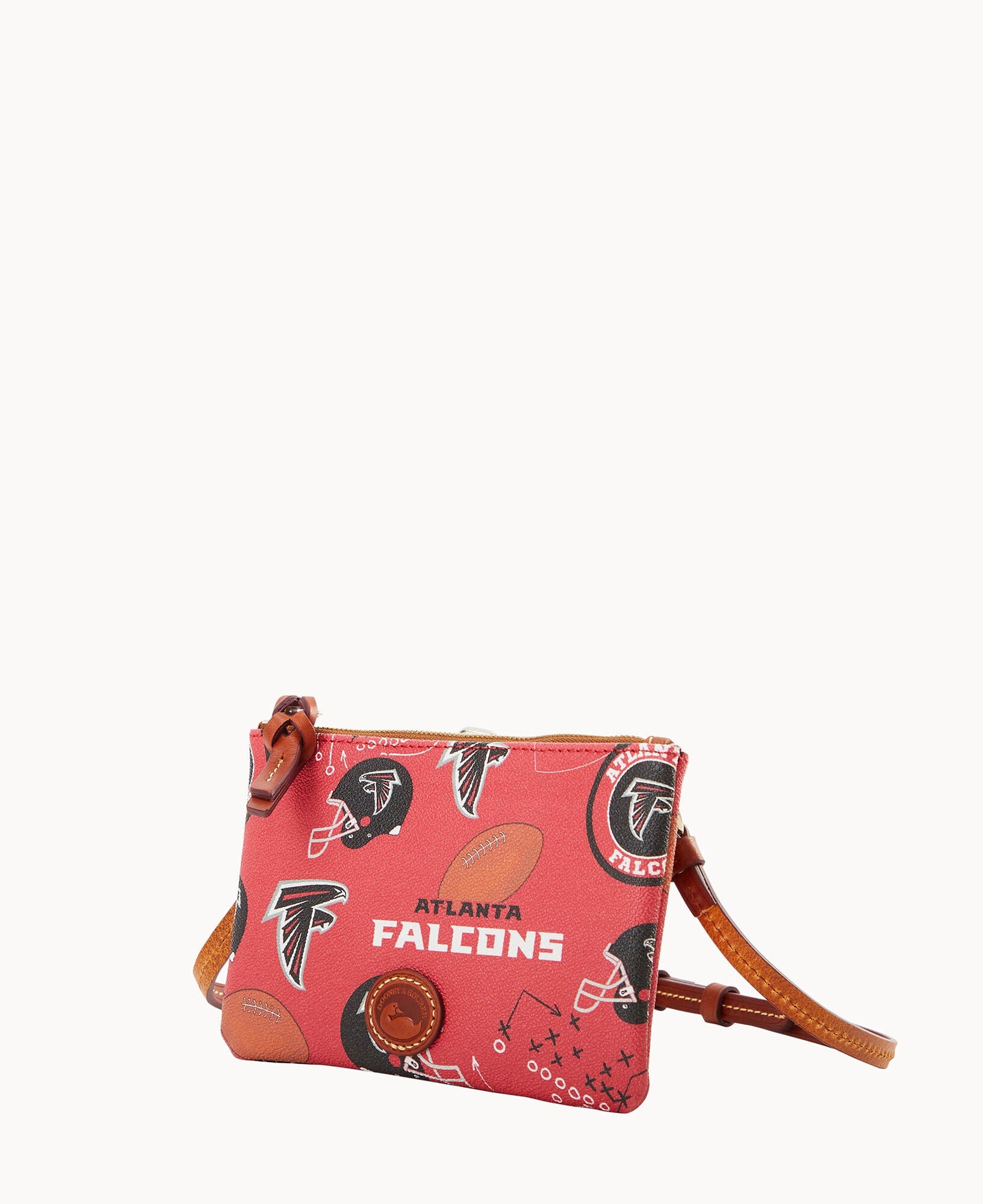 Dooney & Bourke NFL Falcons Top Zip Crossbody
