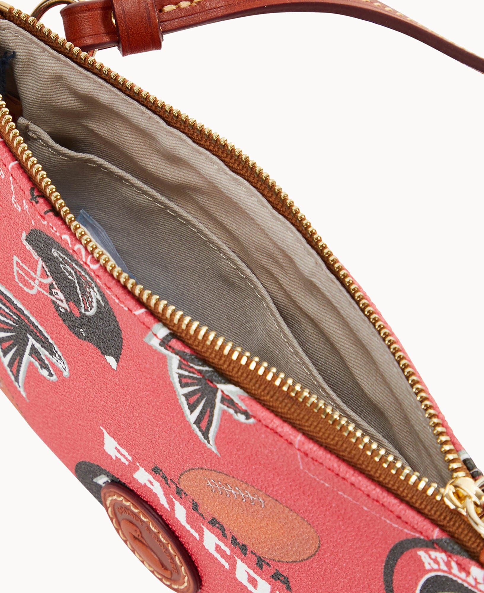 Dooney & Bourke NFL Falcons Top Zip Crossbody