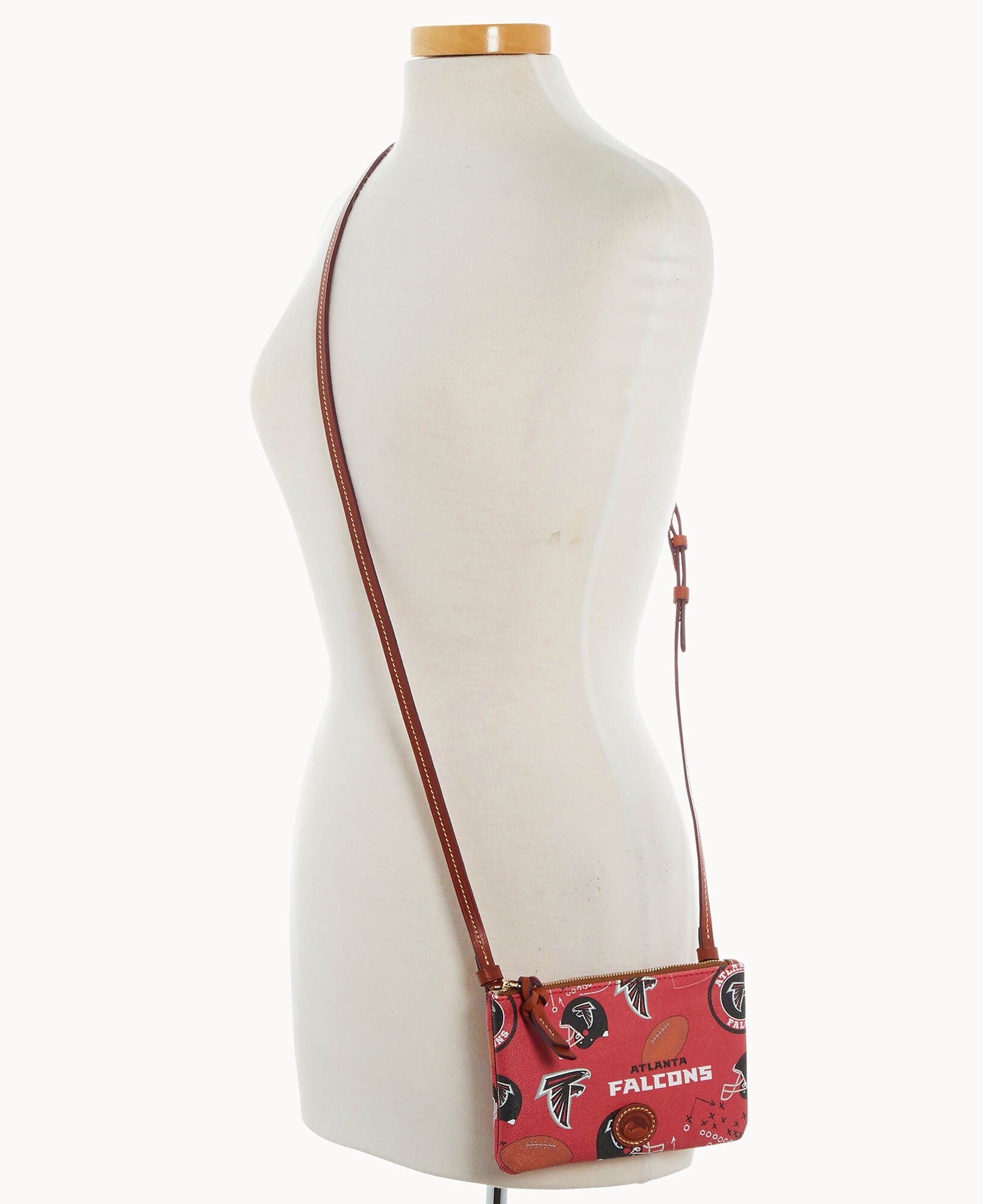 Dooney & Bourke NFL Falcons Top Zip Crossbody