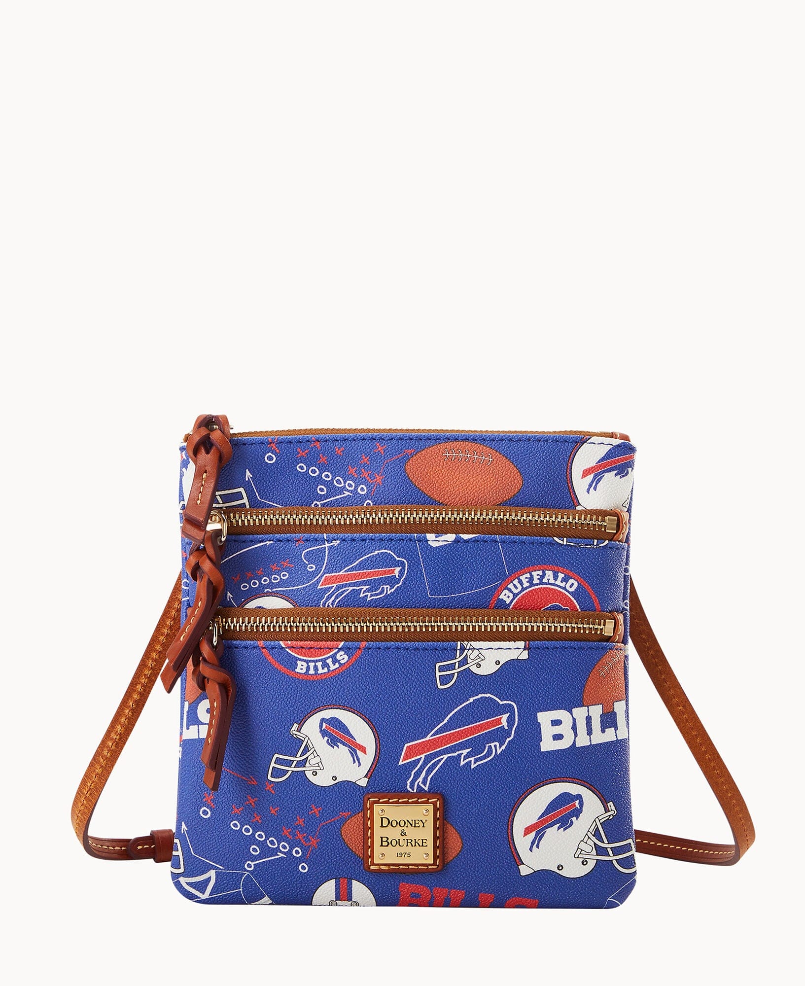 Dooney & Bourke NFL Bills Triple Zip Crossbody